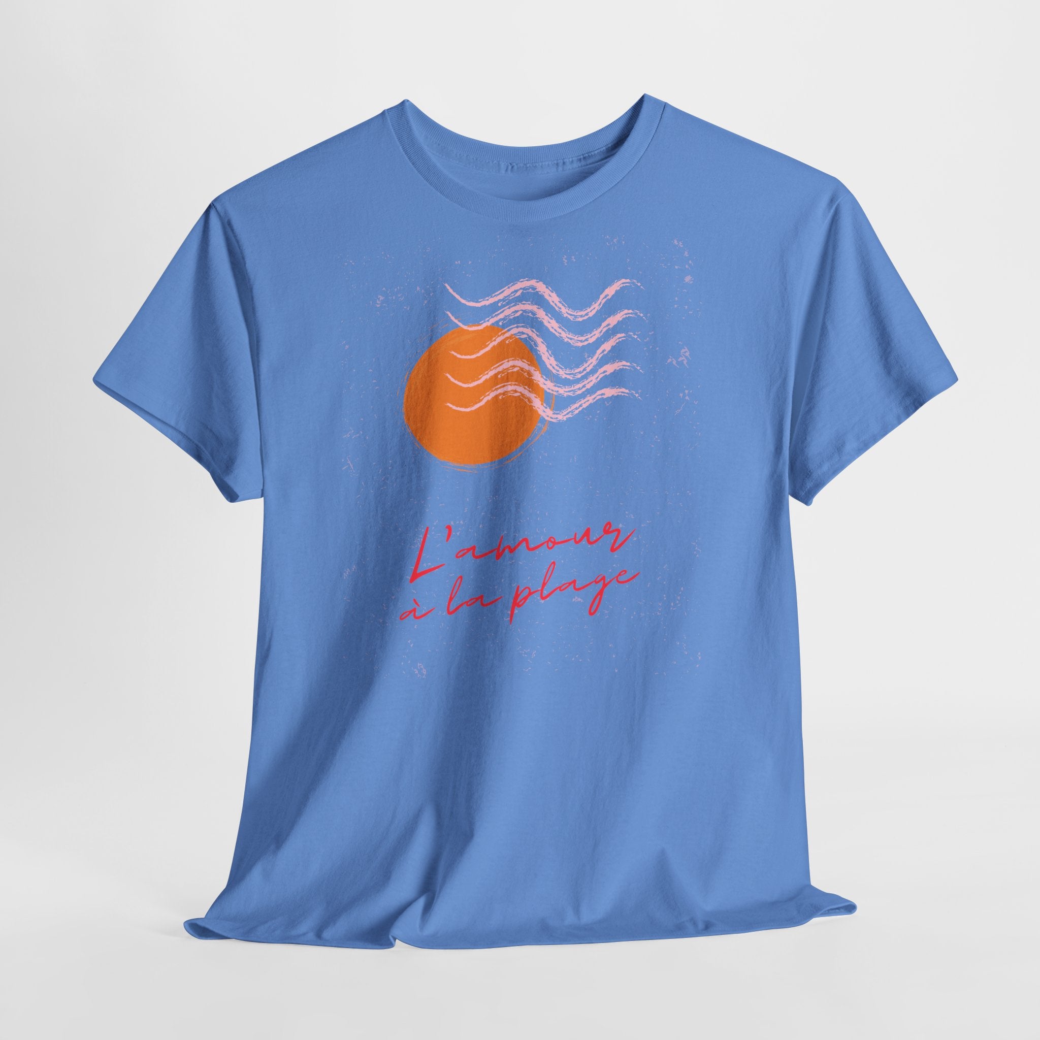 "L'amour à la plage" Sunset T-Shirt - Heat Mess
