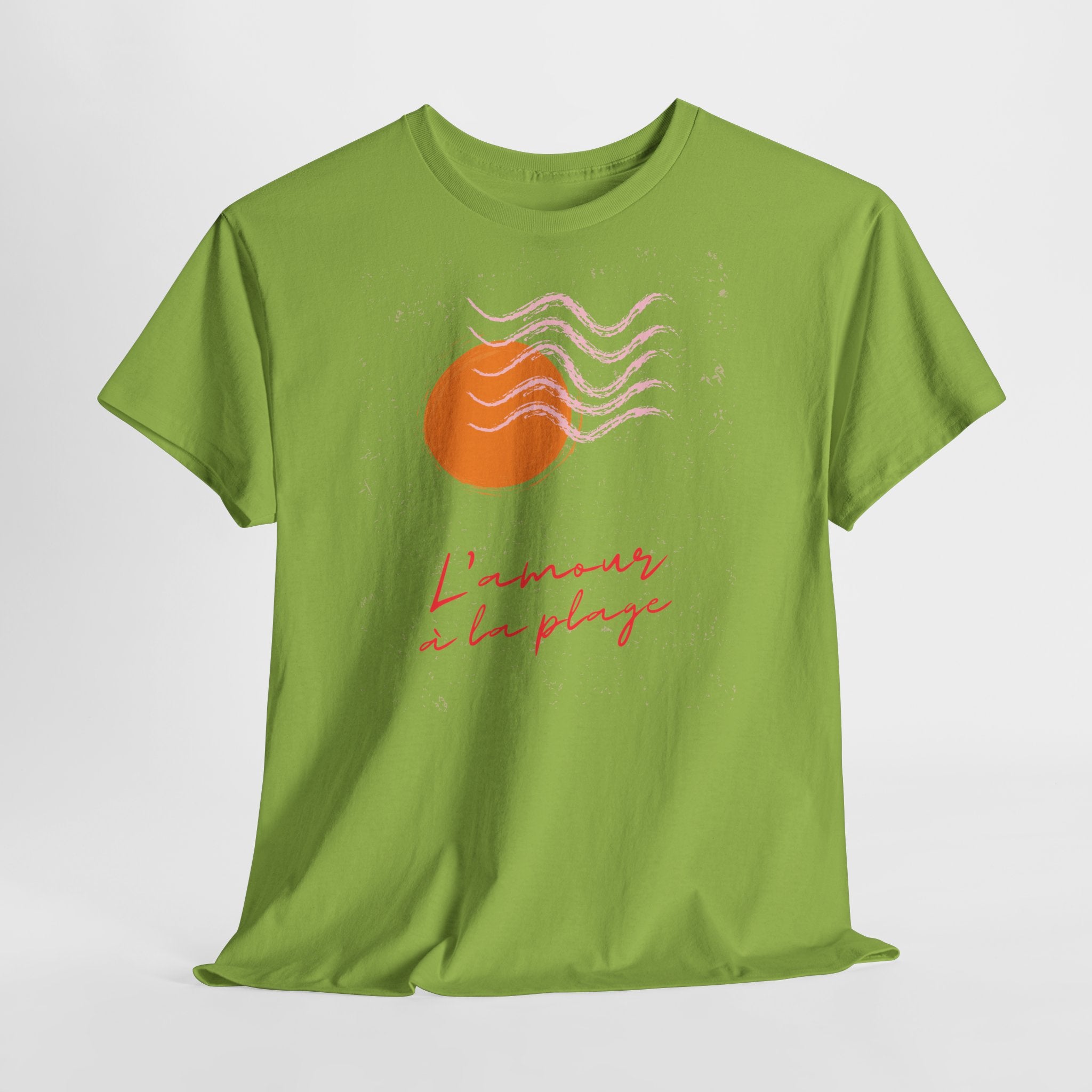 "L'amour à la plage" Sunset T-Shirt - Heat Mess
