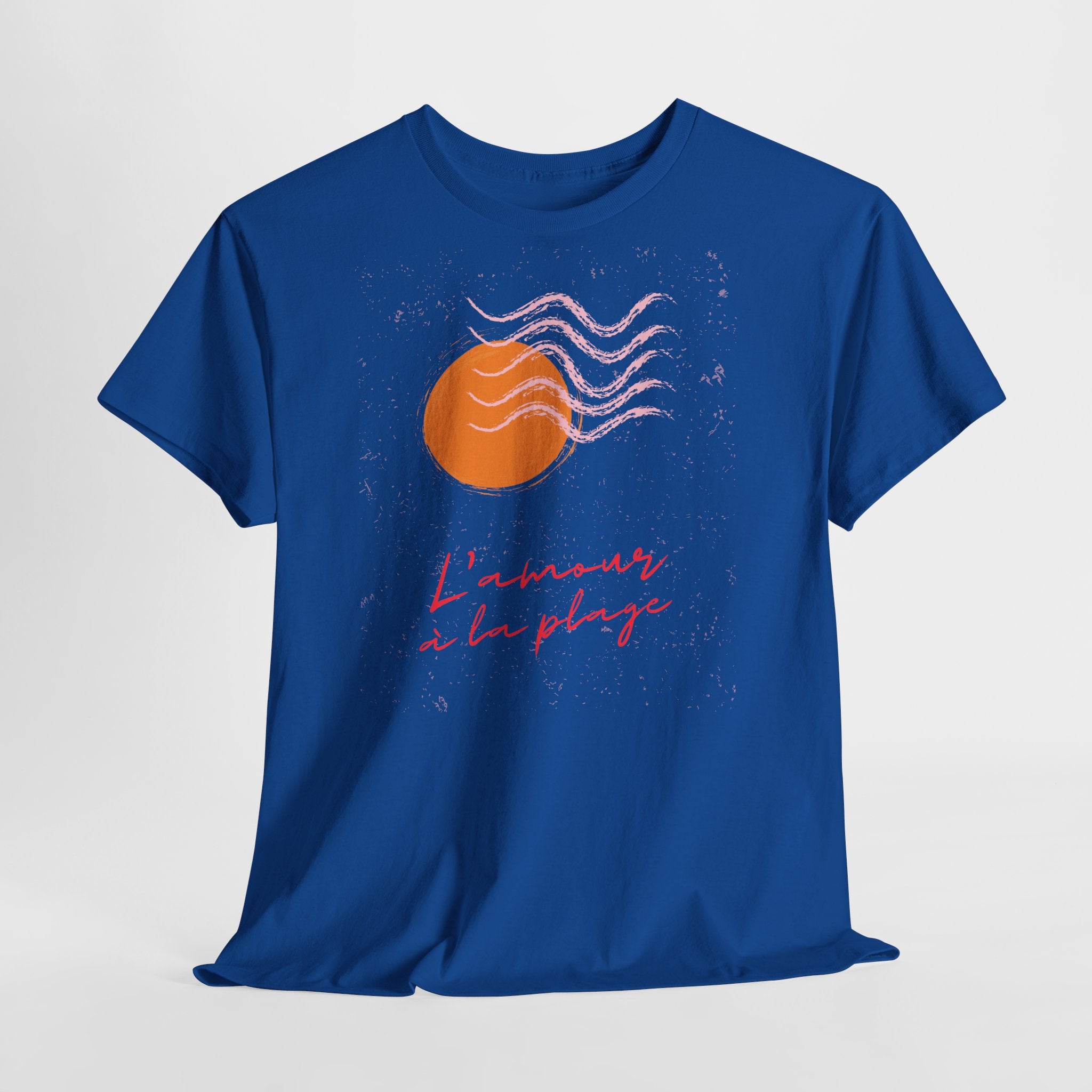 "L'amour à la plage" Sunset T-Shirt - Heat Mess