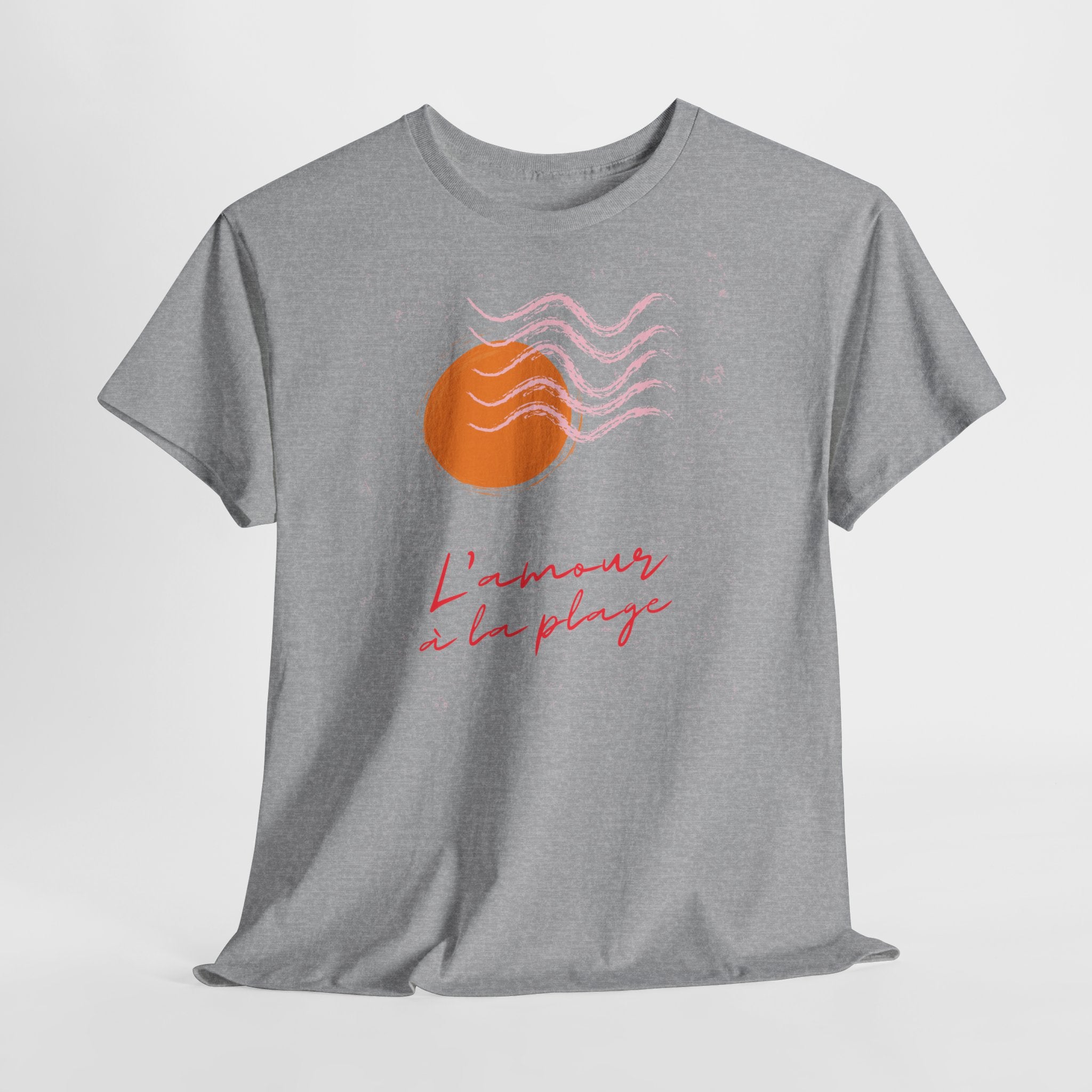 "L'amour à la plage" Sunset T-Shirt - Heat Mess