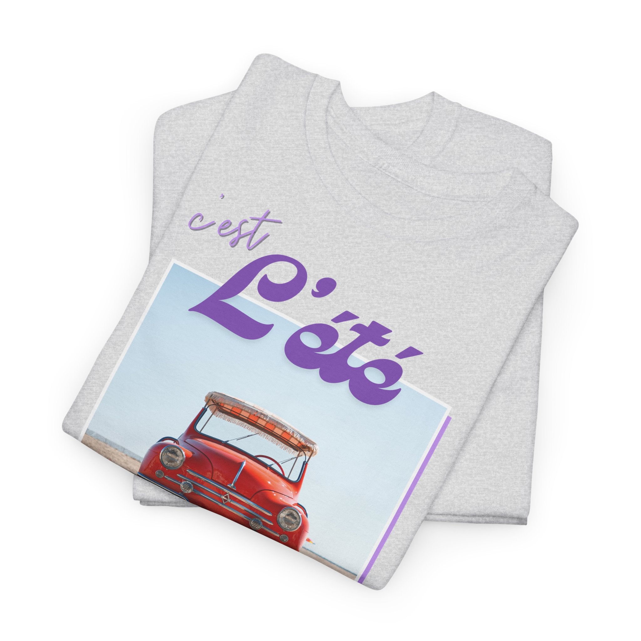 "let's" Beach Drive T-Shirt - Heat Mess