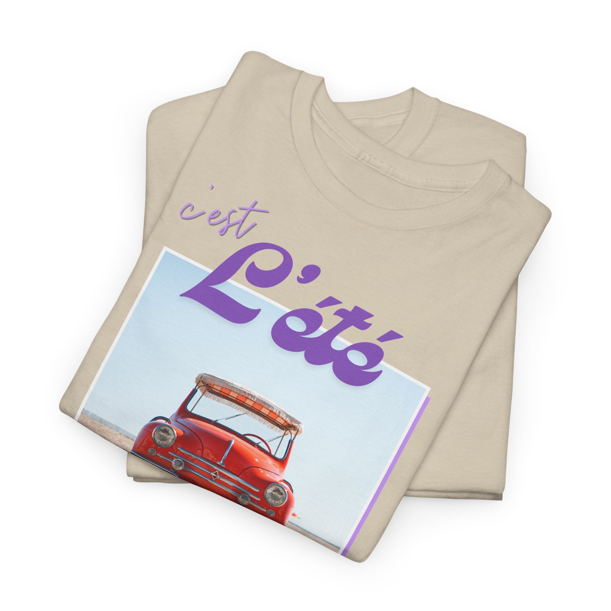 "let's" Beach Drive T-Shirt - Heat Mess