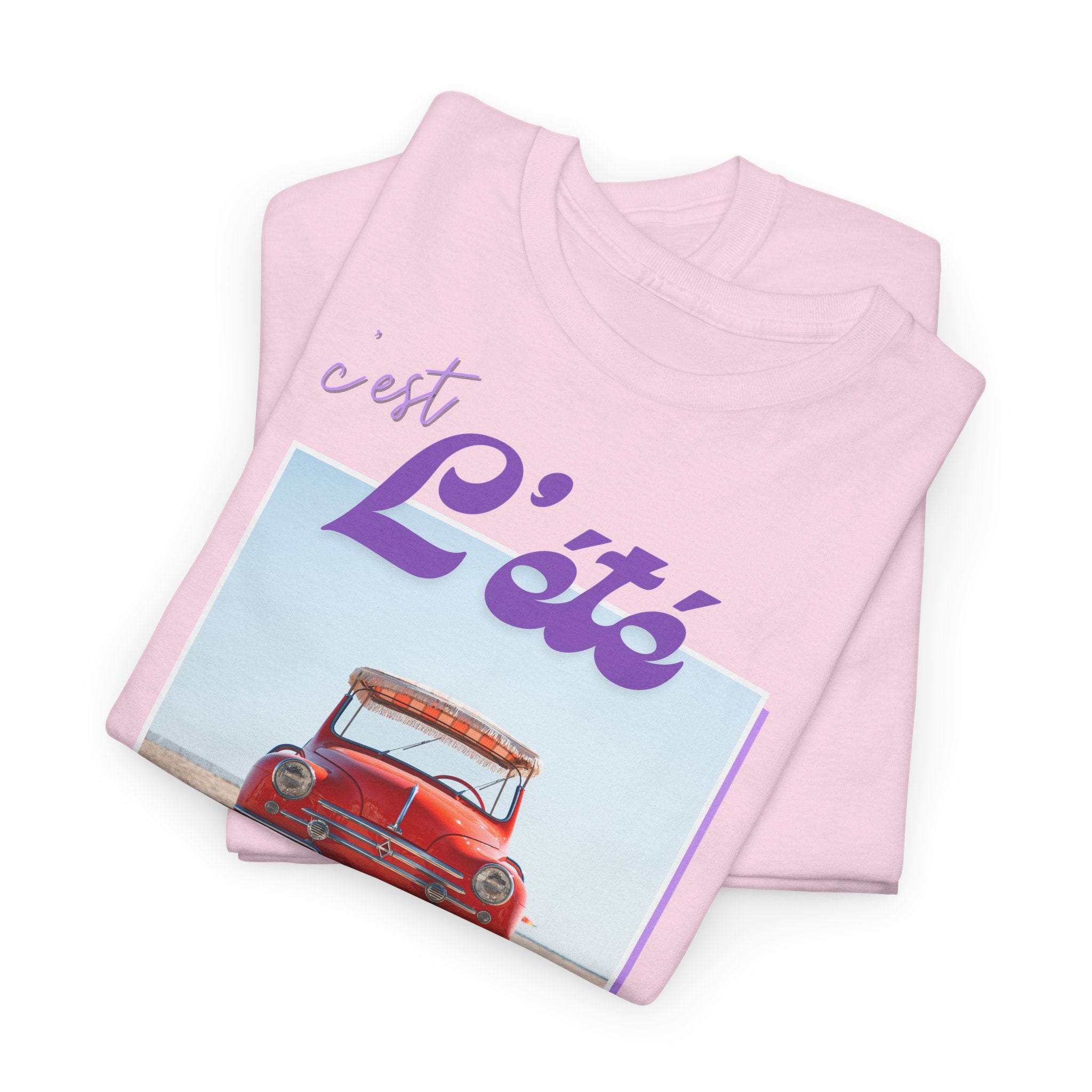 "let's" Beach Drive T-Shirt - Heat Mess