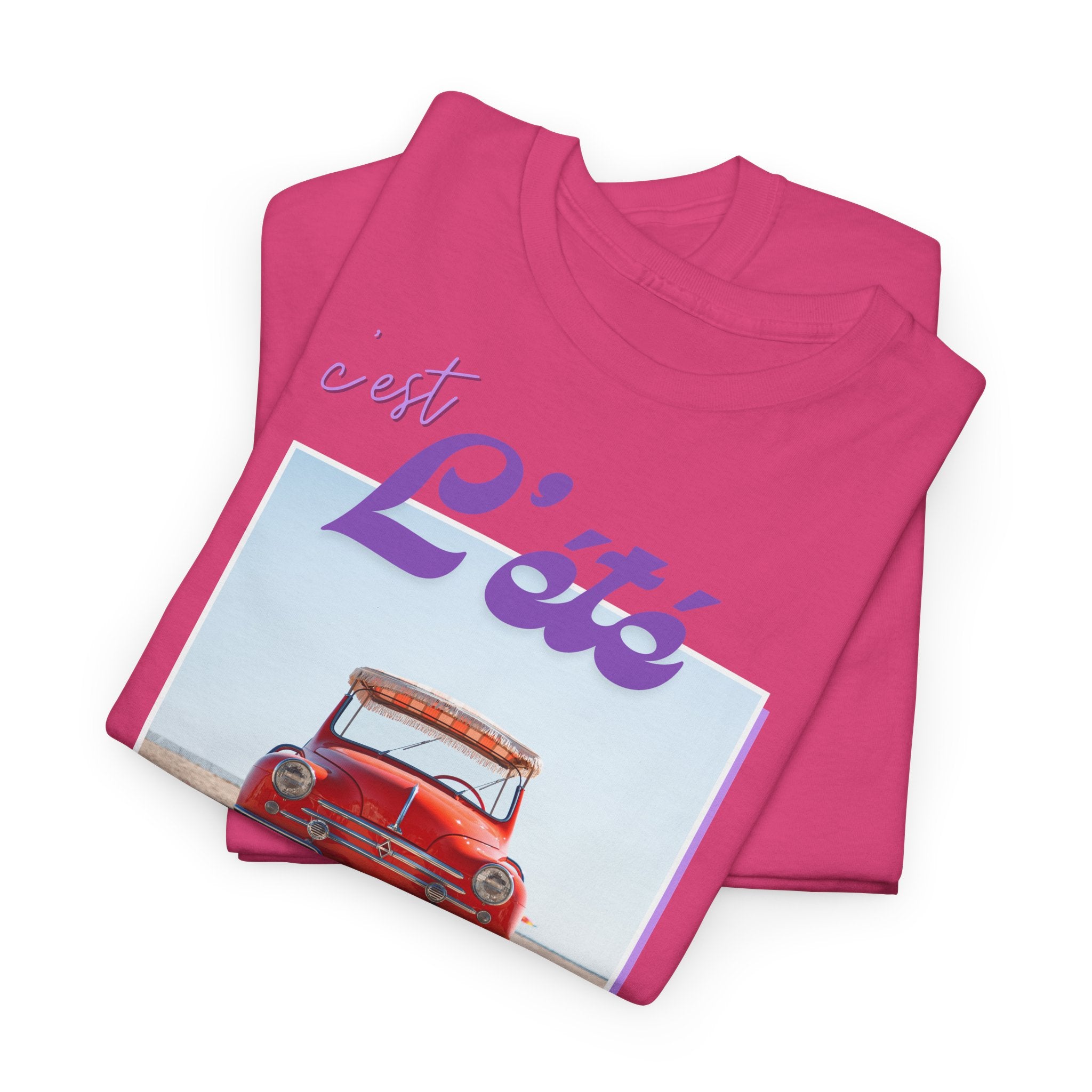 "let's" Beach Drive T-Shirt - Heat Mess