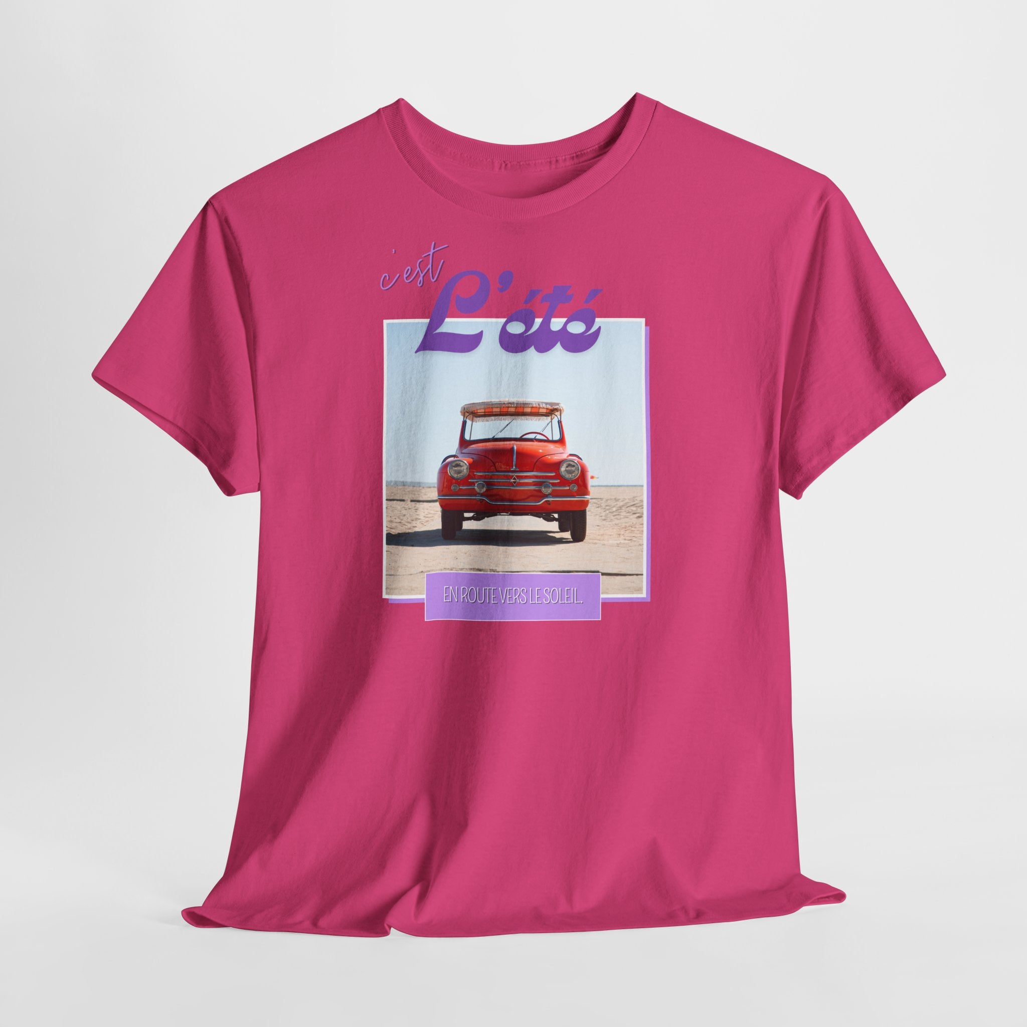 "let's" Beach Drive T-Shirt - Heat Mess