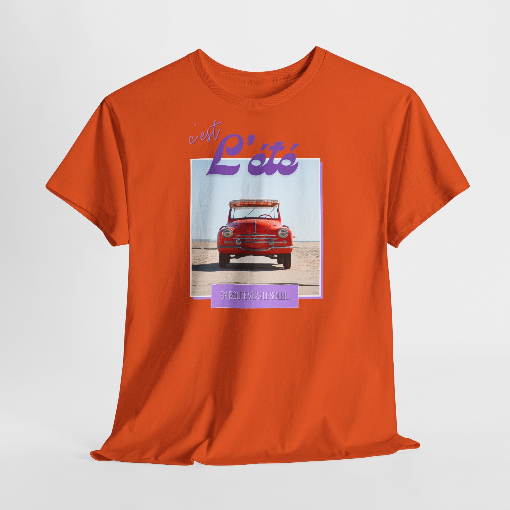 "let's" Beach Drive T-Shirt - Heat Mess