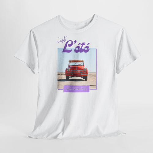 "let's" Beach Drive T-Shirt - Heat Mess