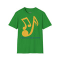 Music Notes Graphic T‑Shirt — Yellow Note Design, Casual Band & Music Lover Tee - Heat Mess