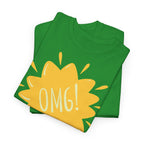 OMG! Yellow Burst Graphic T-Shirt - Heat Mess