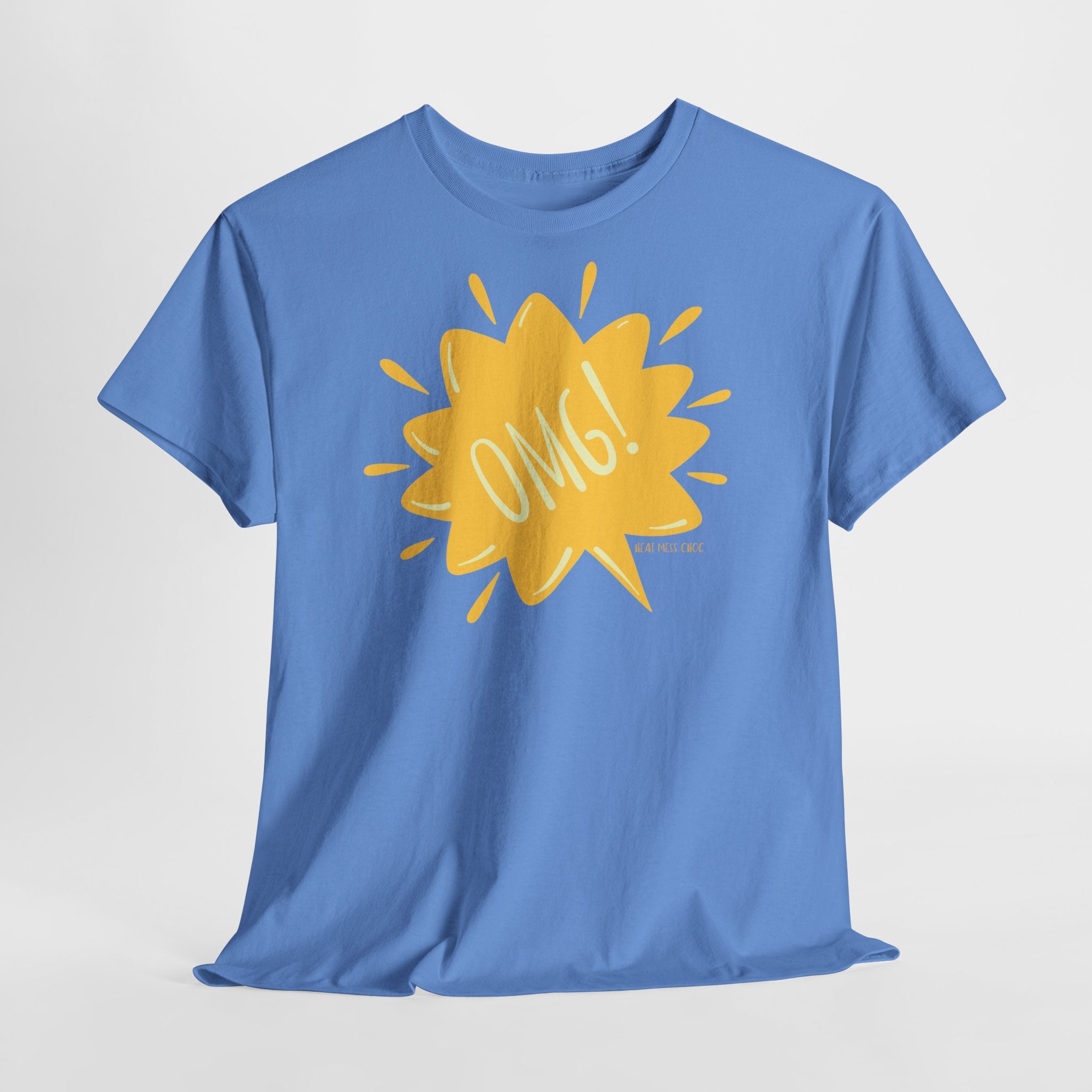 OMG! Yellow Burst Graphic T-Shirt - Heat Mess