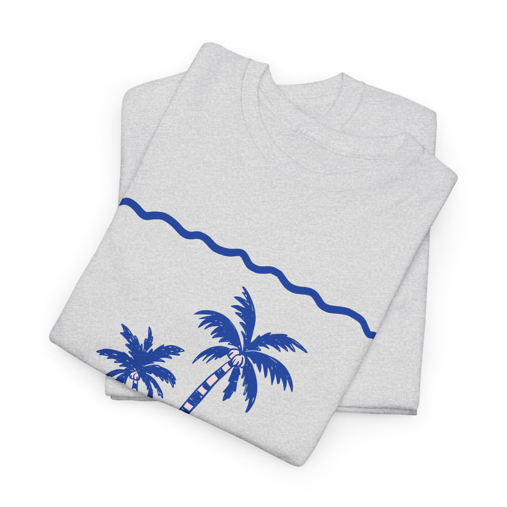 Palm Blue Tee - Heat Mess