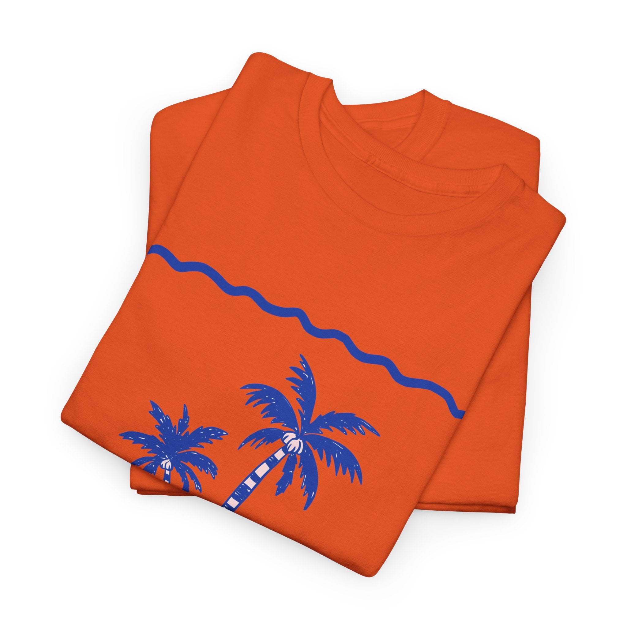 Palm Blue Tee - Heat Mess