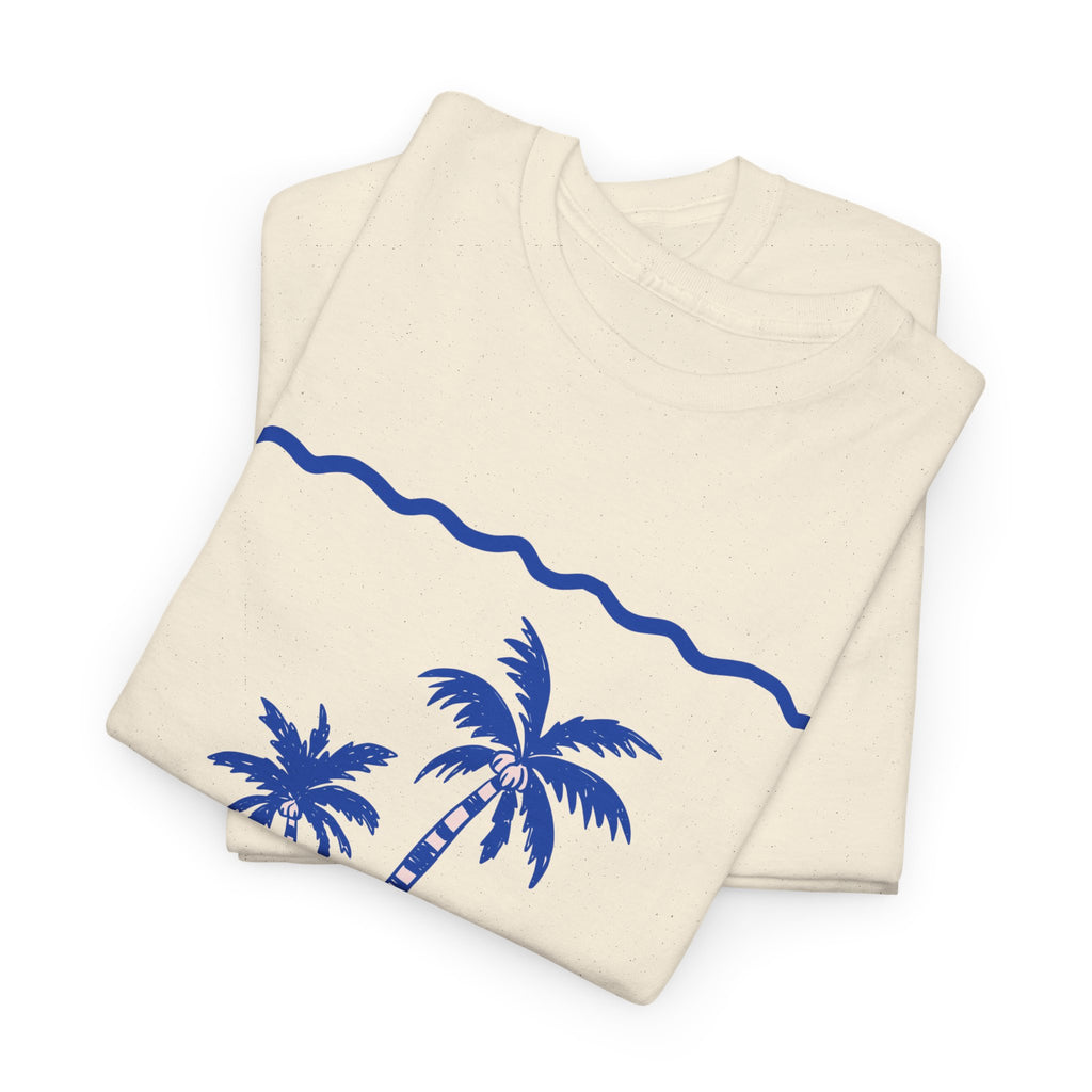 Palm Blue Tee - Heat Mess