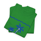 Palm Blue Tee - Heat Mess