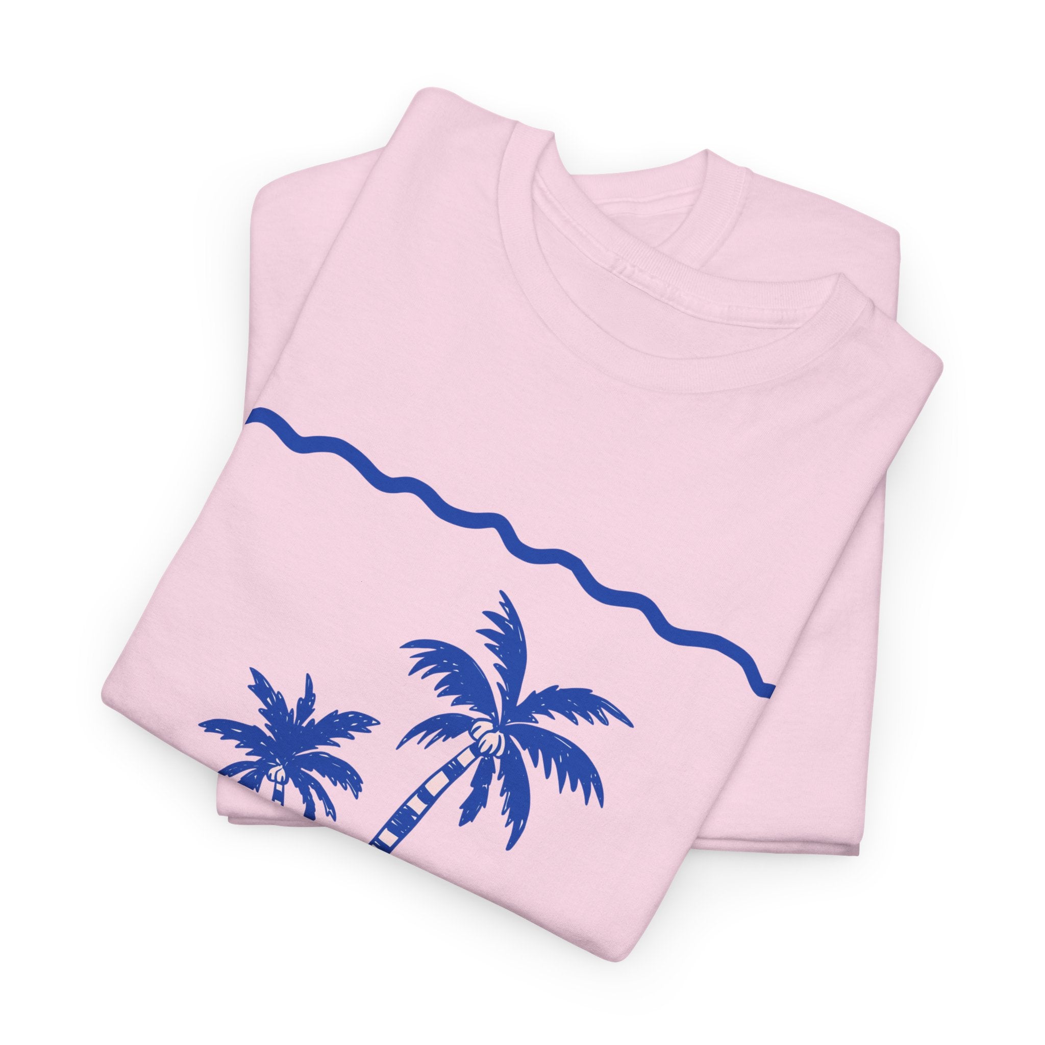 Palm Blue Tee - Heat Mess
