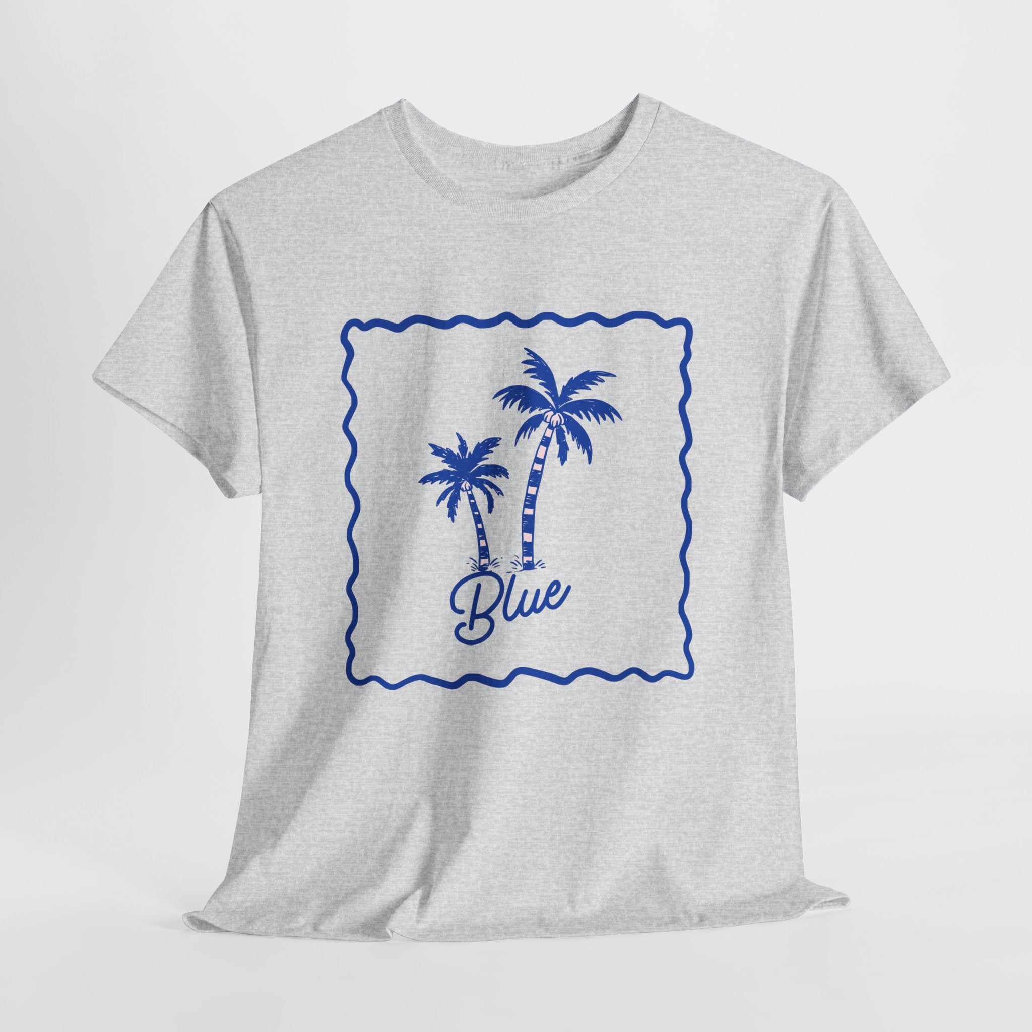 Palm Blue Tee - Heat Mess
