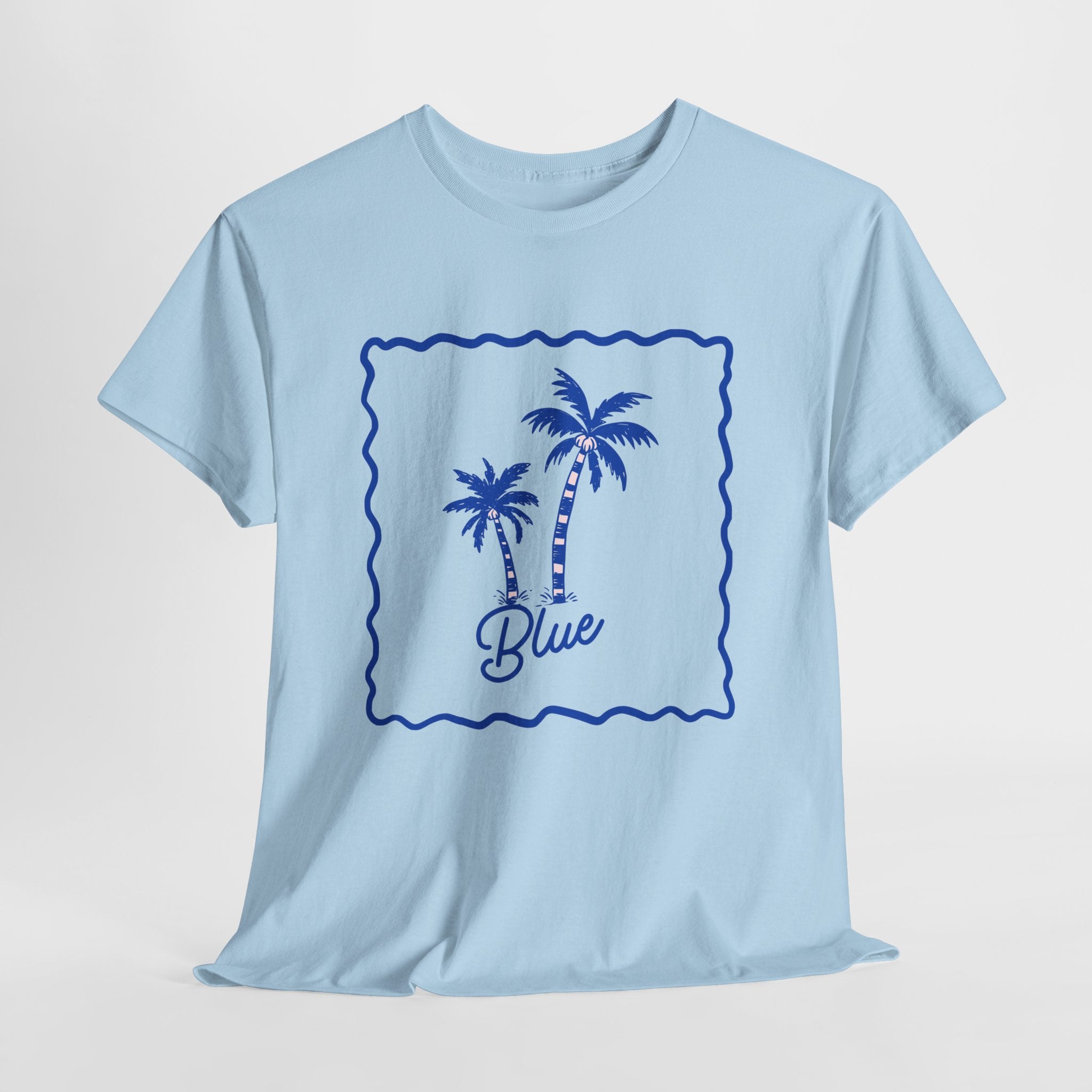 Palm Blue Tee - Heat Mess