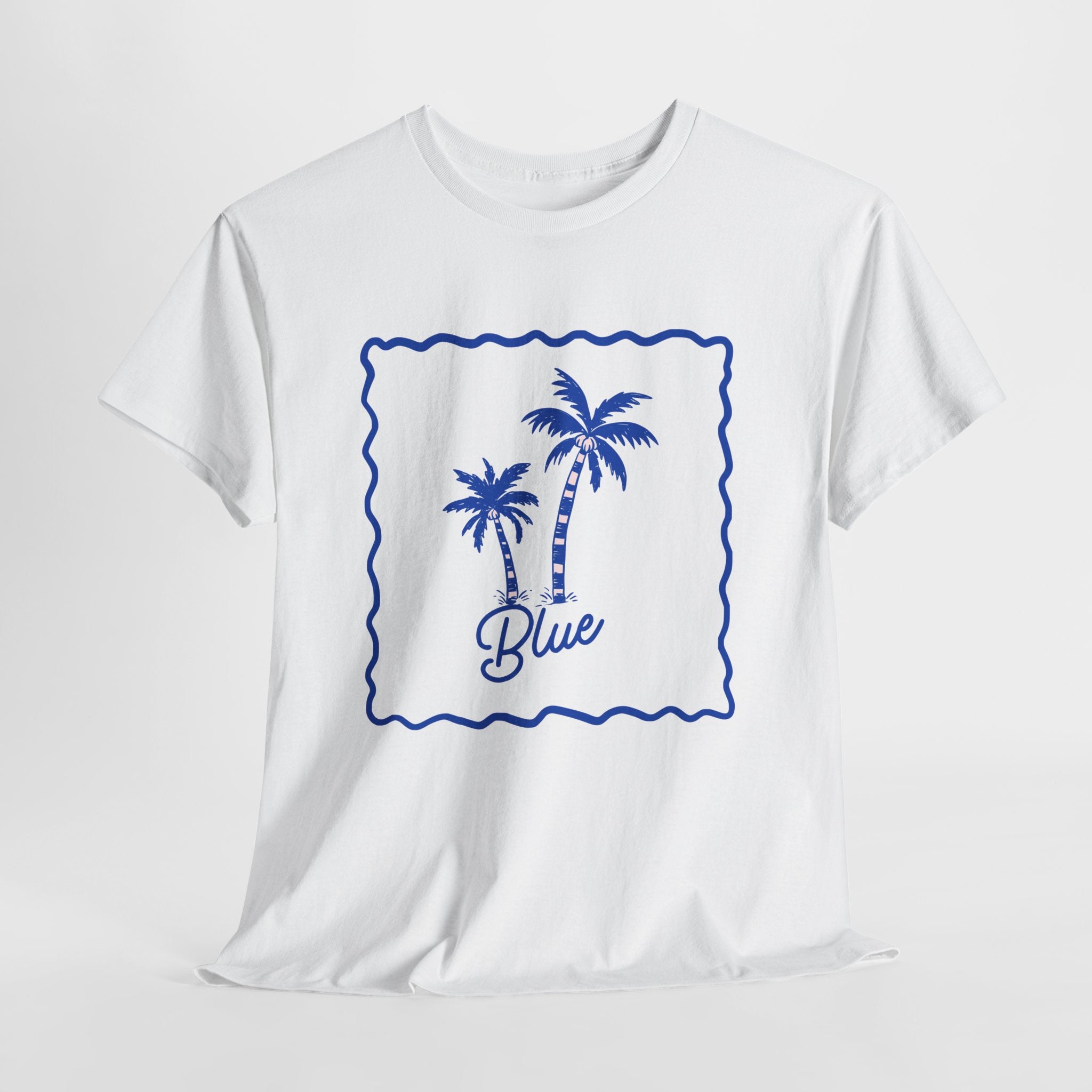 Palm Blue Tee - Heat Mess