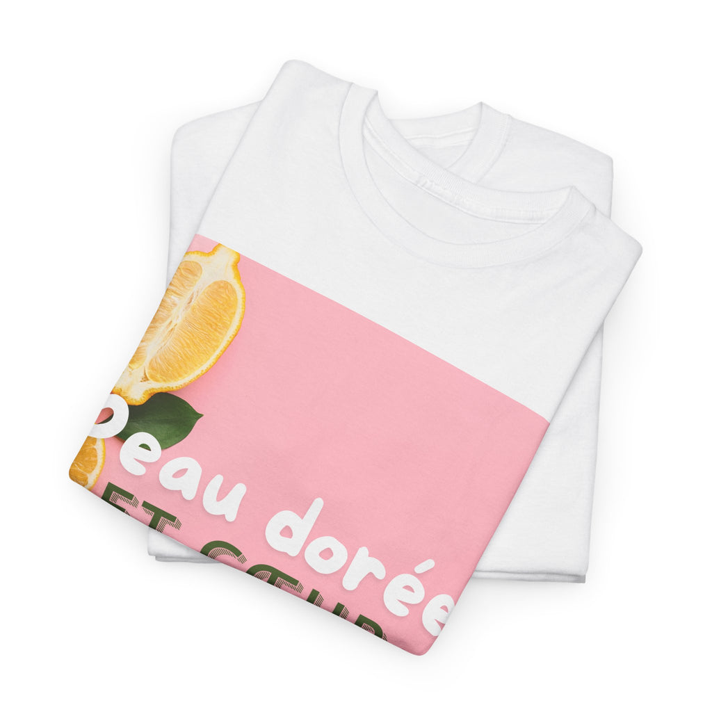 Peau Dorée et Cœur Acidulé T-Shirt - Heat Mess