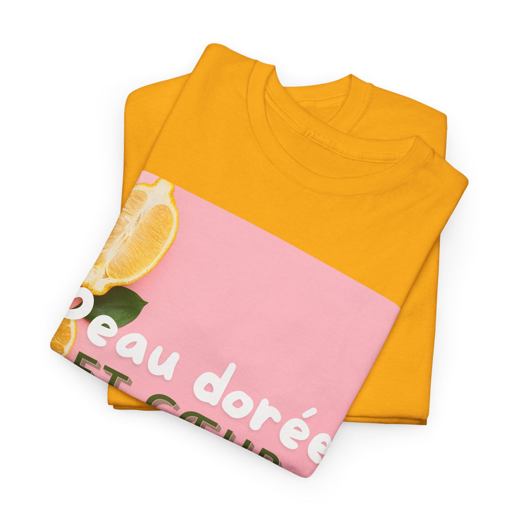 Peau Dorée et Cœur Acidulé T-Shirt - Heat Mess