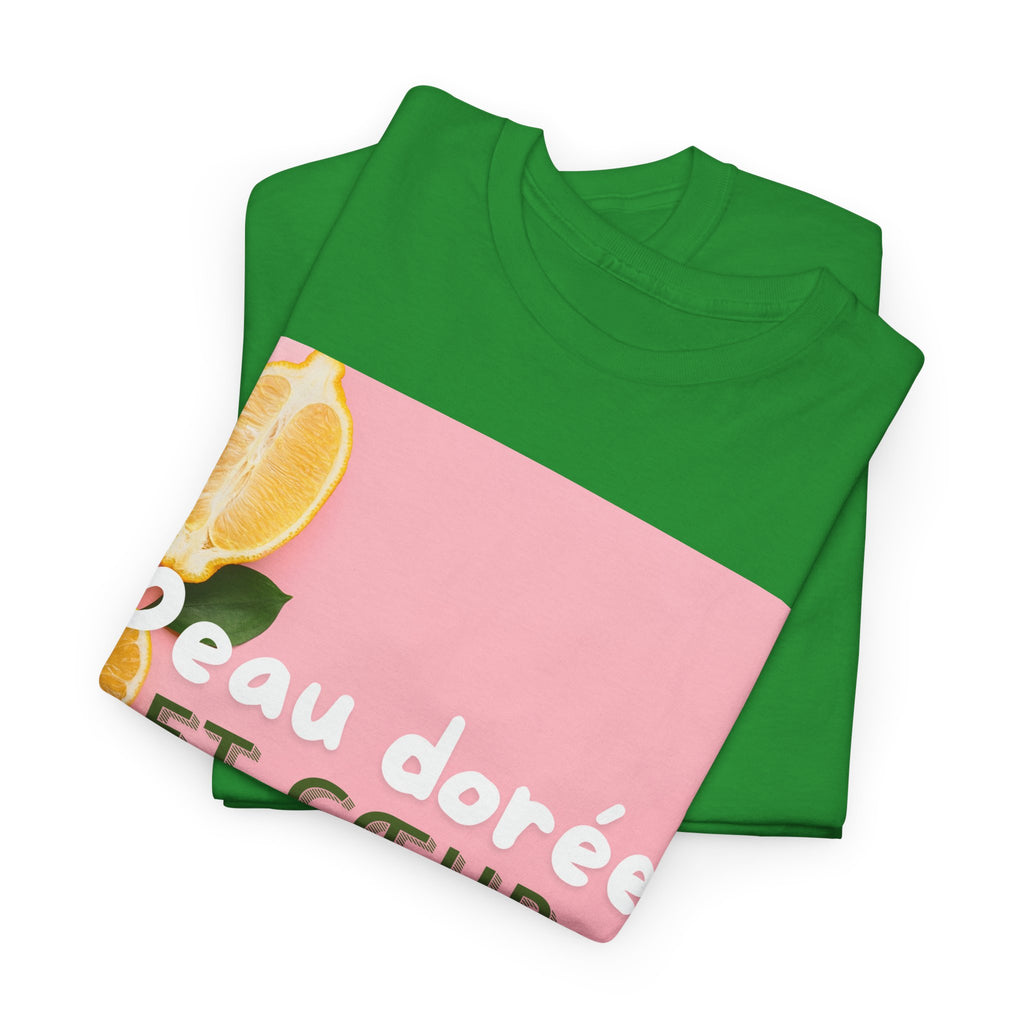 Peau Dorée et Cœur Acidulé T-Shirt - Heat Mess