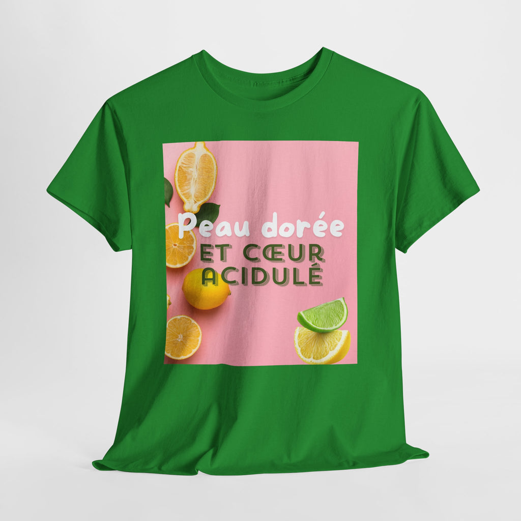 Peau Dorée et Cœur Acidulé T-Shirt - Heat Mess