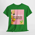 Peau Dorée et Cœur Acidulé T-Shirt - Heat Mess