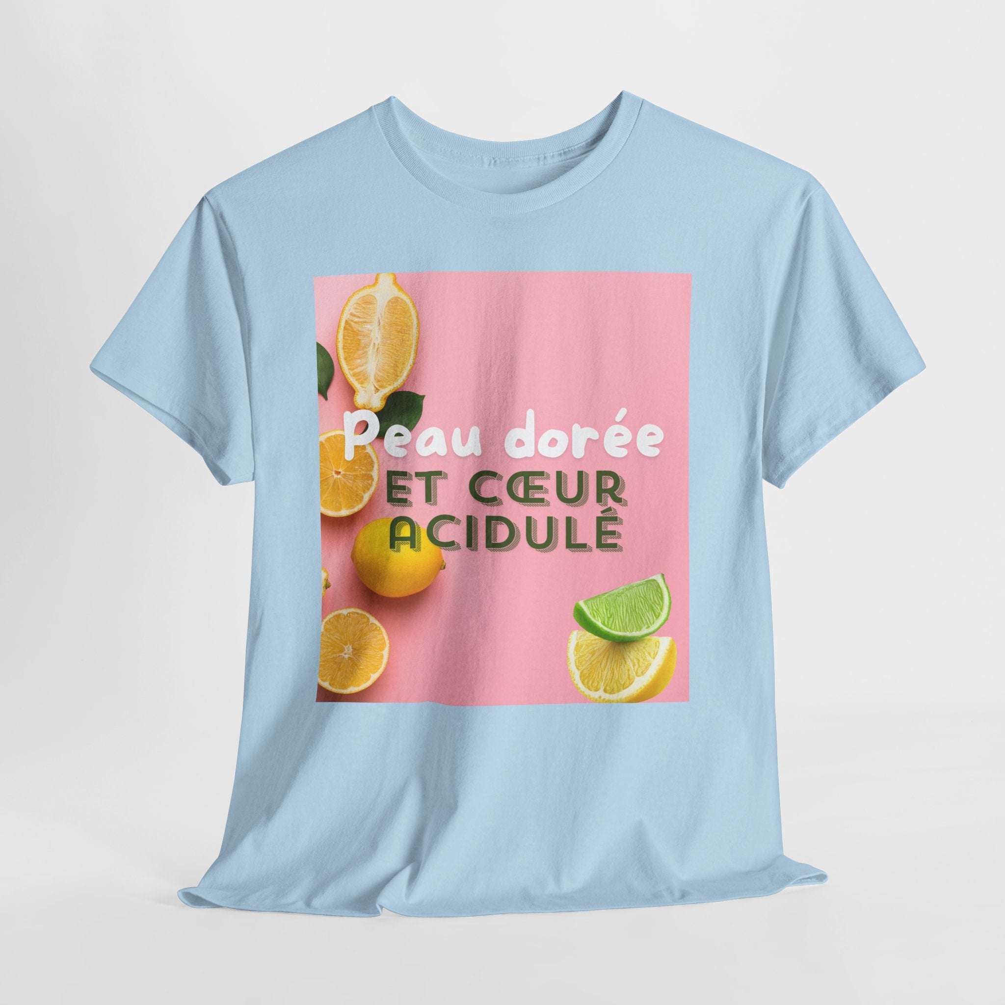 Peau Dorée et Cœur Acidulé T-Shirt - Heat Mess
