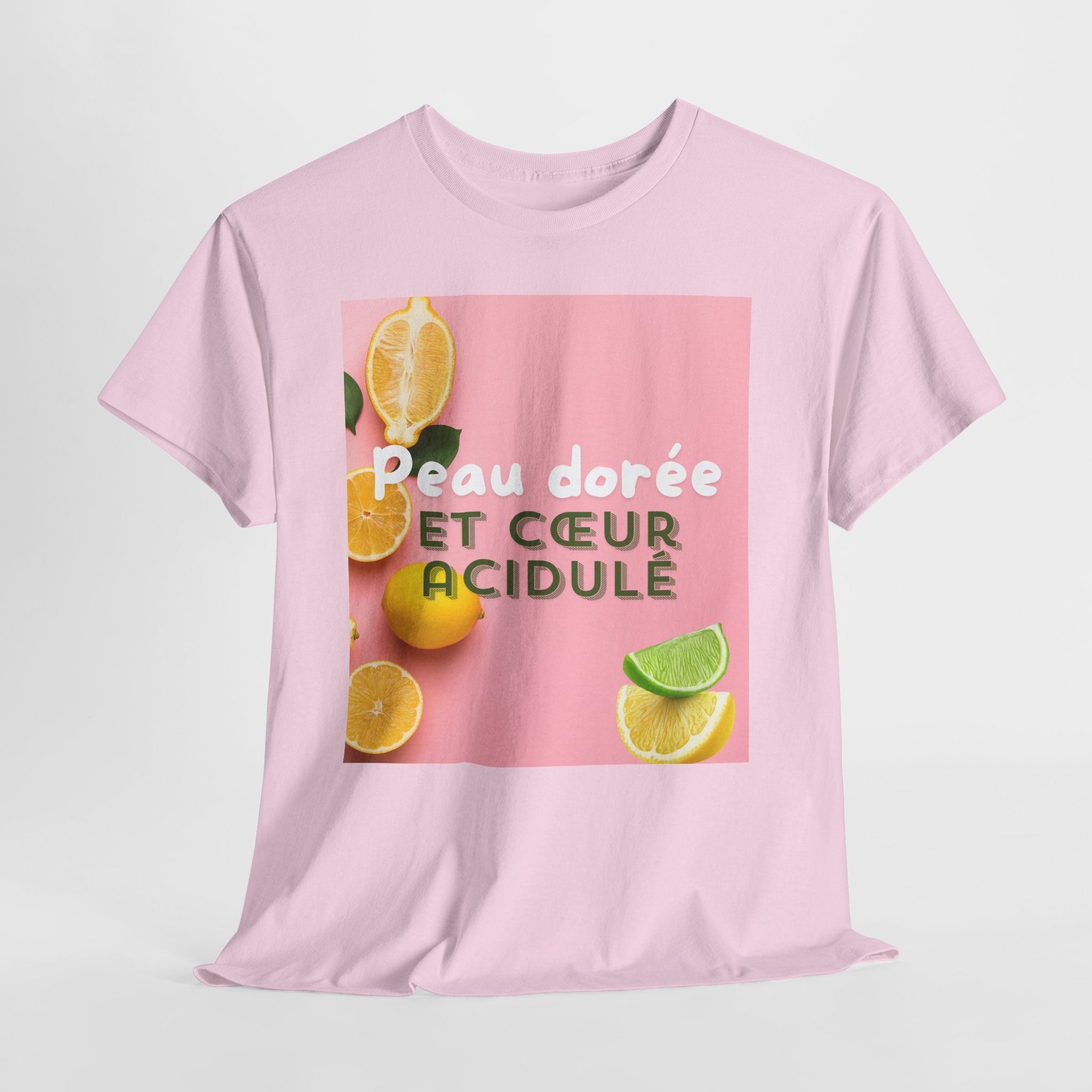 Peau Dorée et Cœur Acidulé T-Shirt - Heat Mess