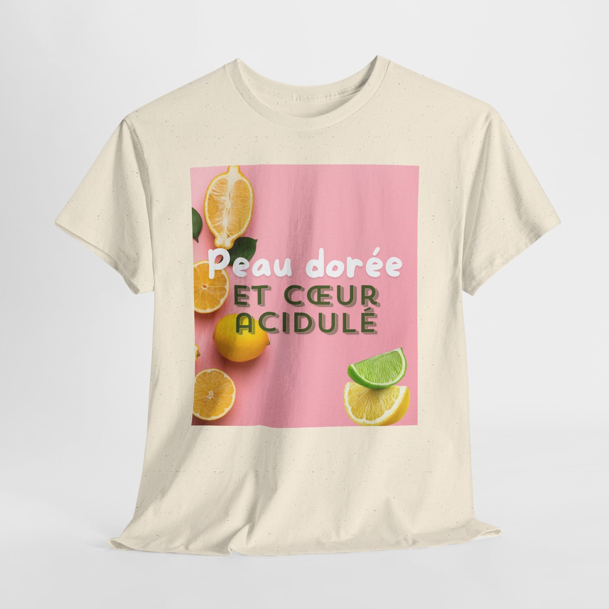 Peau Dorée et Cœur Acidulé T-Shirt - Heat Mess