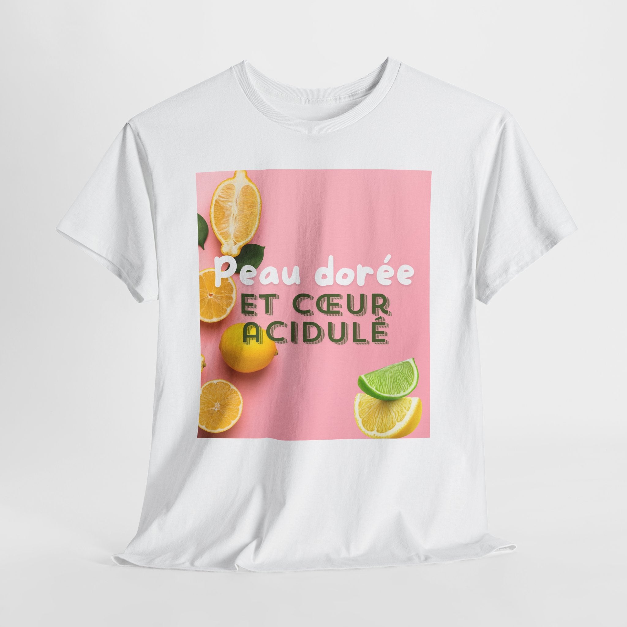 Peau Dorée et Cœur Acidulé T-Shirt - Heat Mess