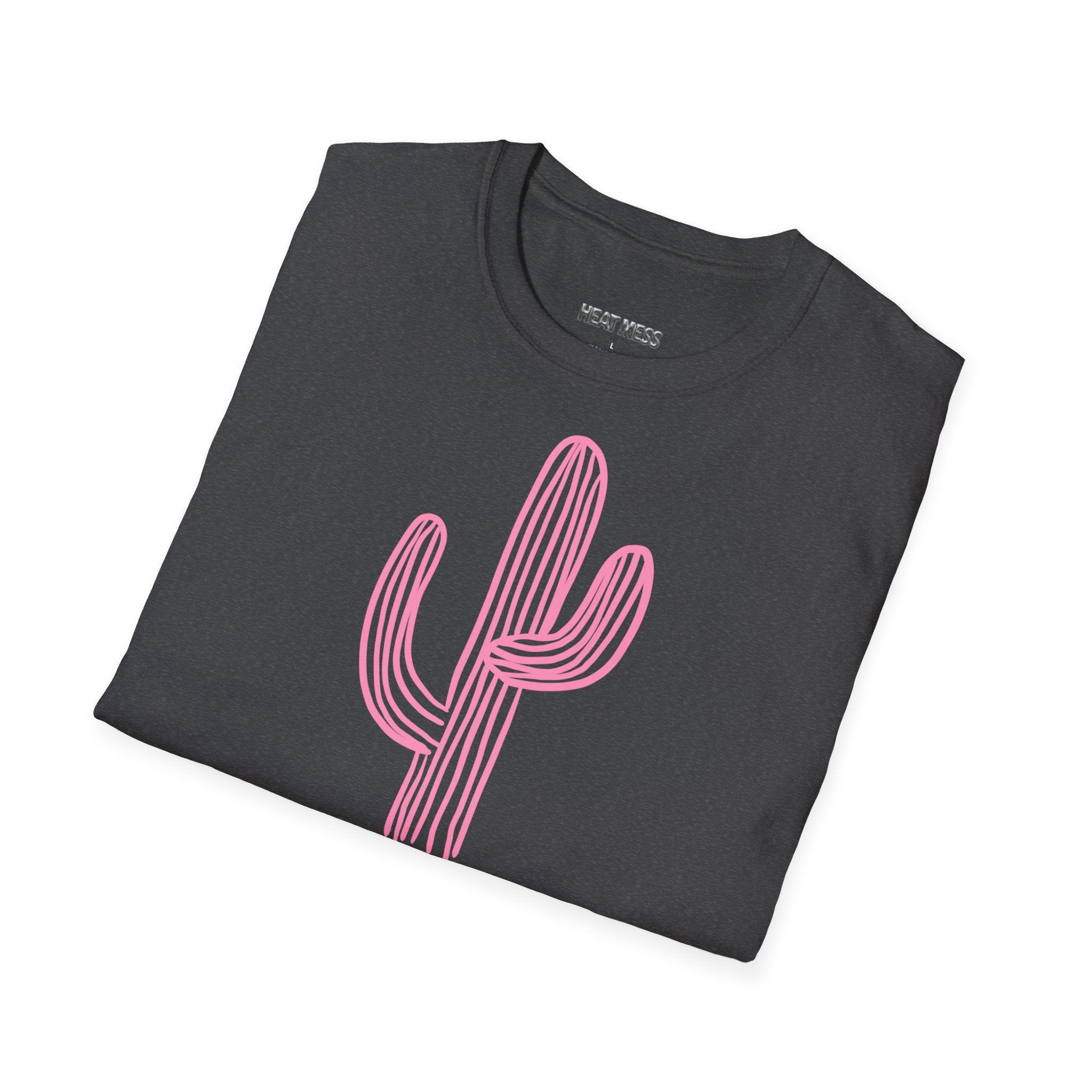 Pink Cactus Graphic T-Shirt - Heat Mess