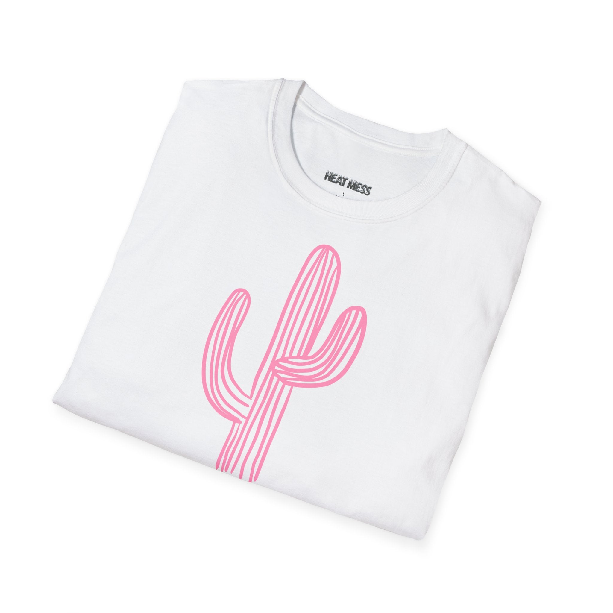 Pink Cactus Graphic T-Shirt - Heat Mess