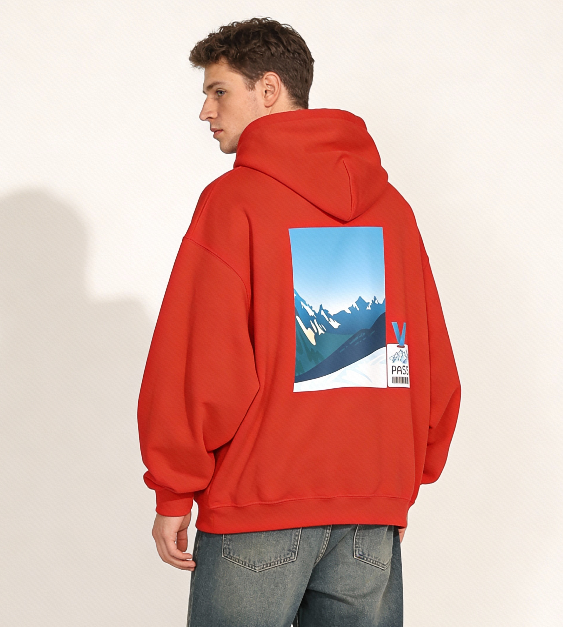 Ski Pass Mountain Hoodie - Heat Mess