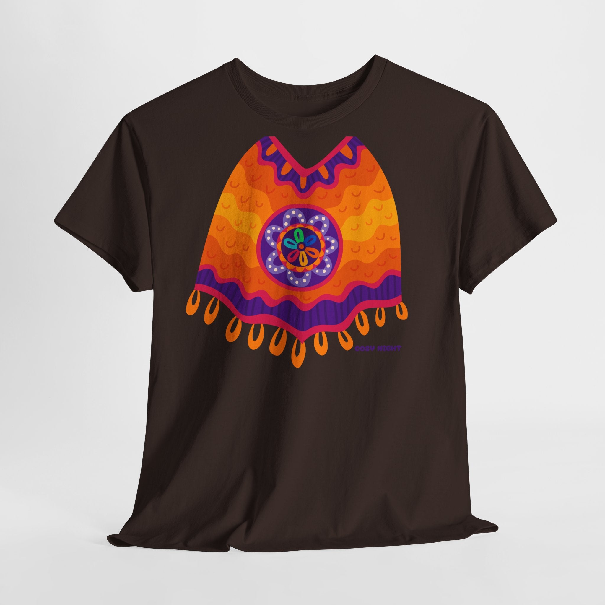 Psychedelic Poncho T-Shirt - Heat Mess