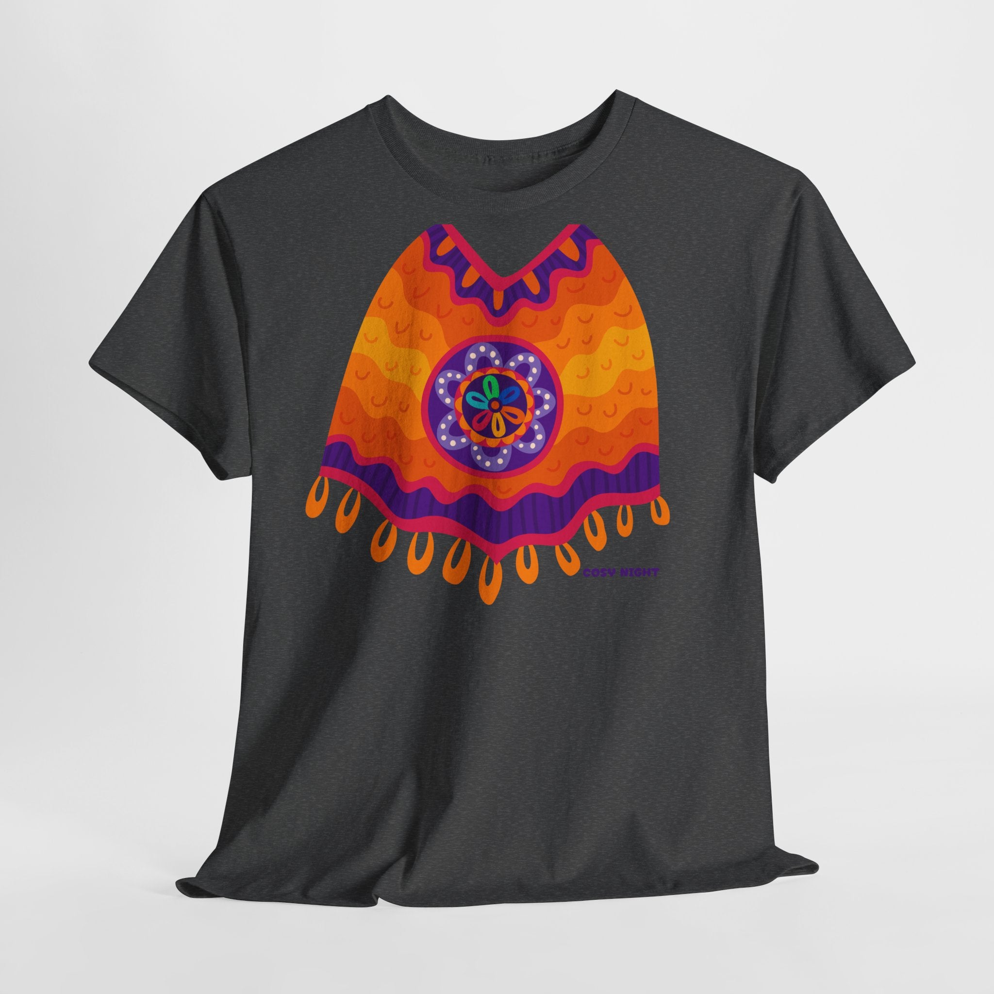 Psychedelic Poncho T-Shirt - Heat Mess