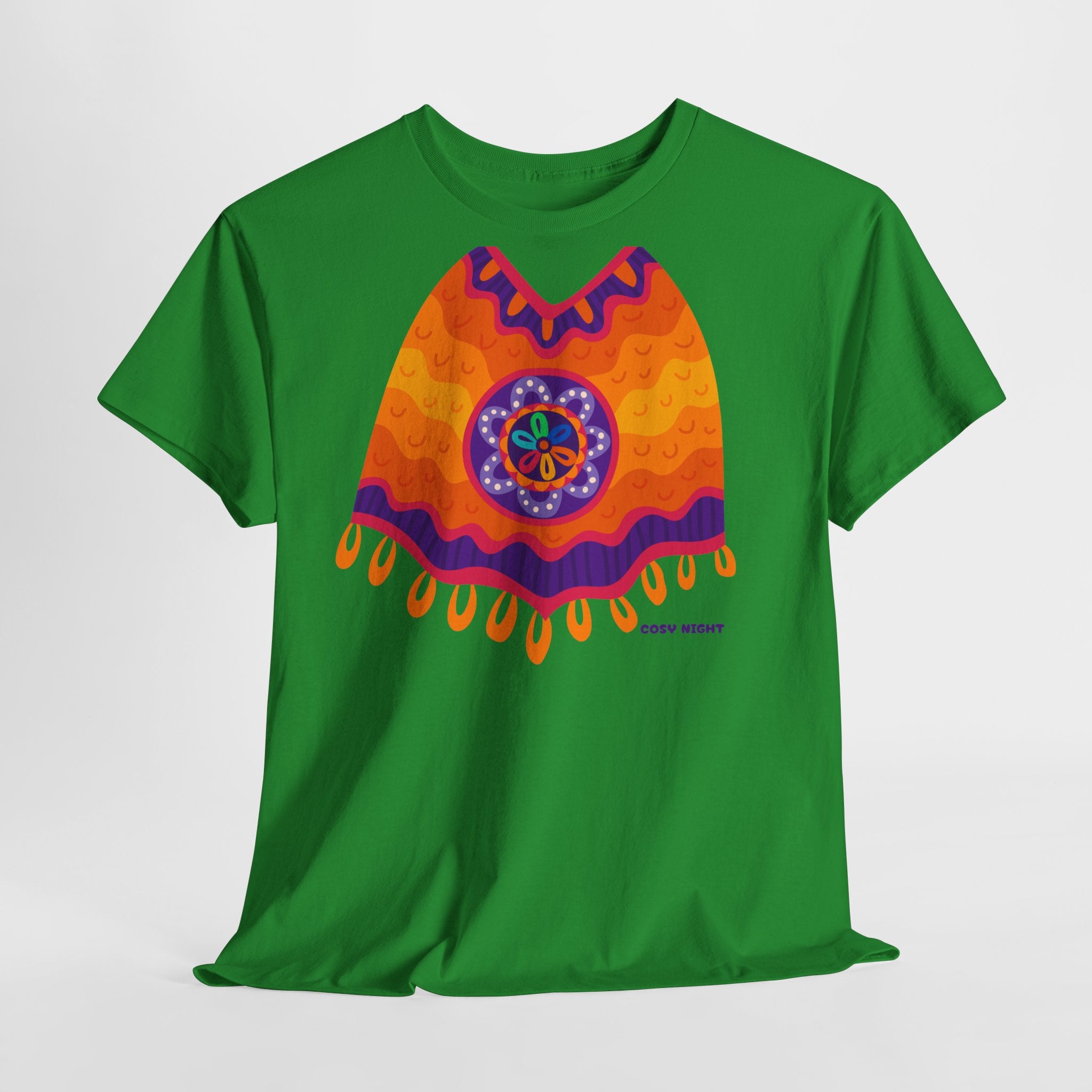 Psychedelic Poncho T-Shirt - Heat Mess