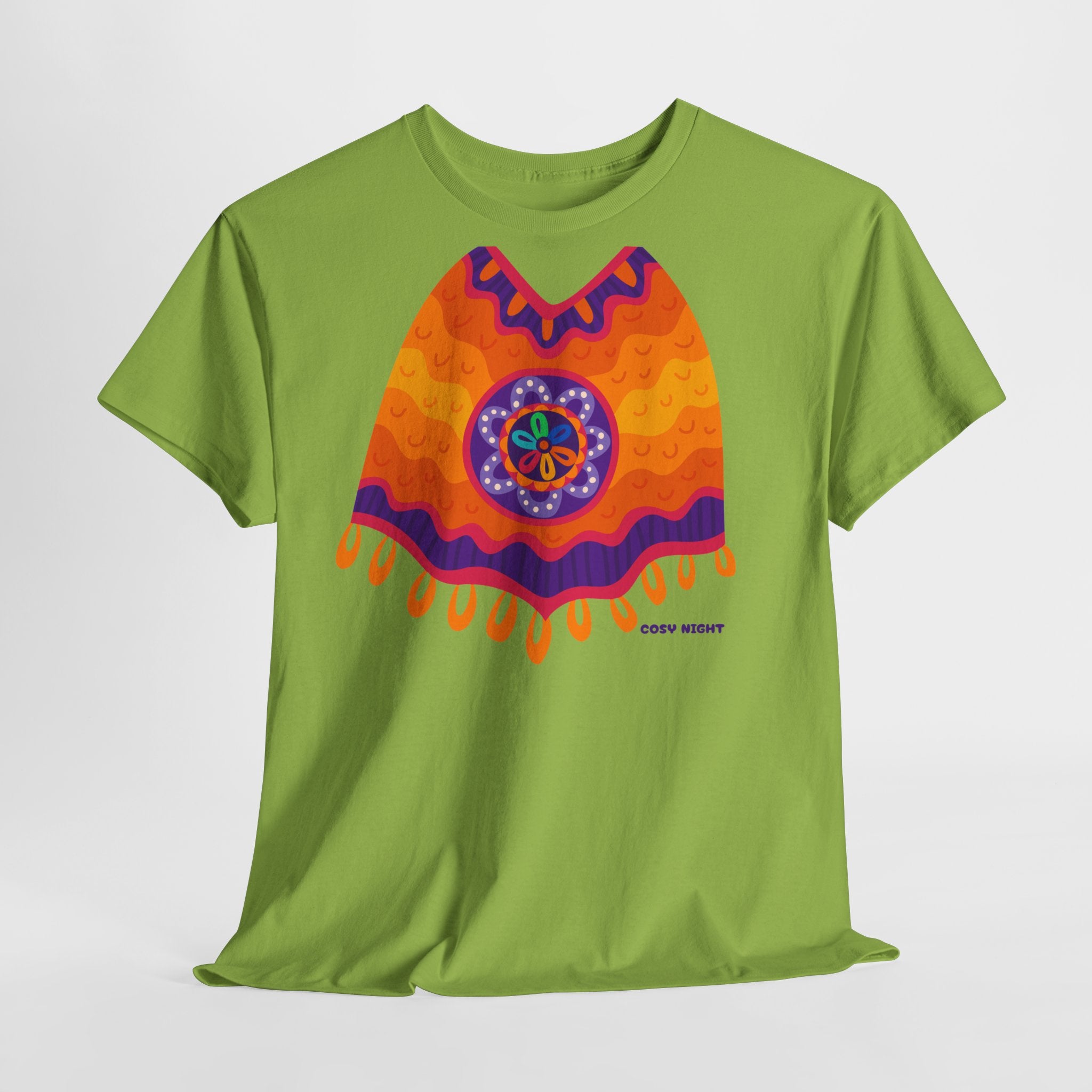 Psychedelic Poncho T-Shirt - Heat Mess