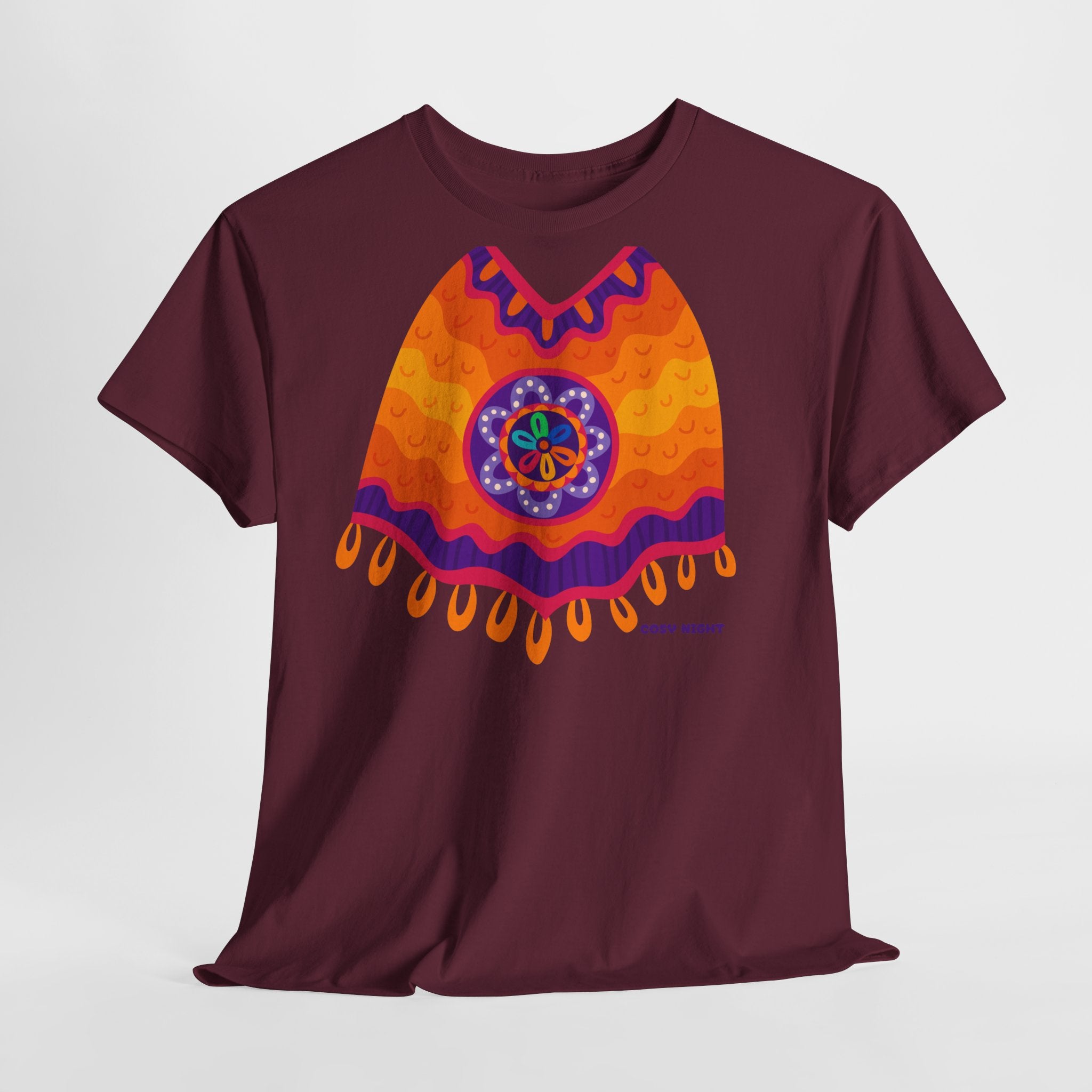 Psychedelic Poncho T-Shirt - Heat Mess