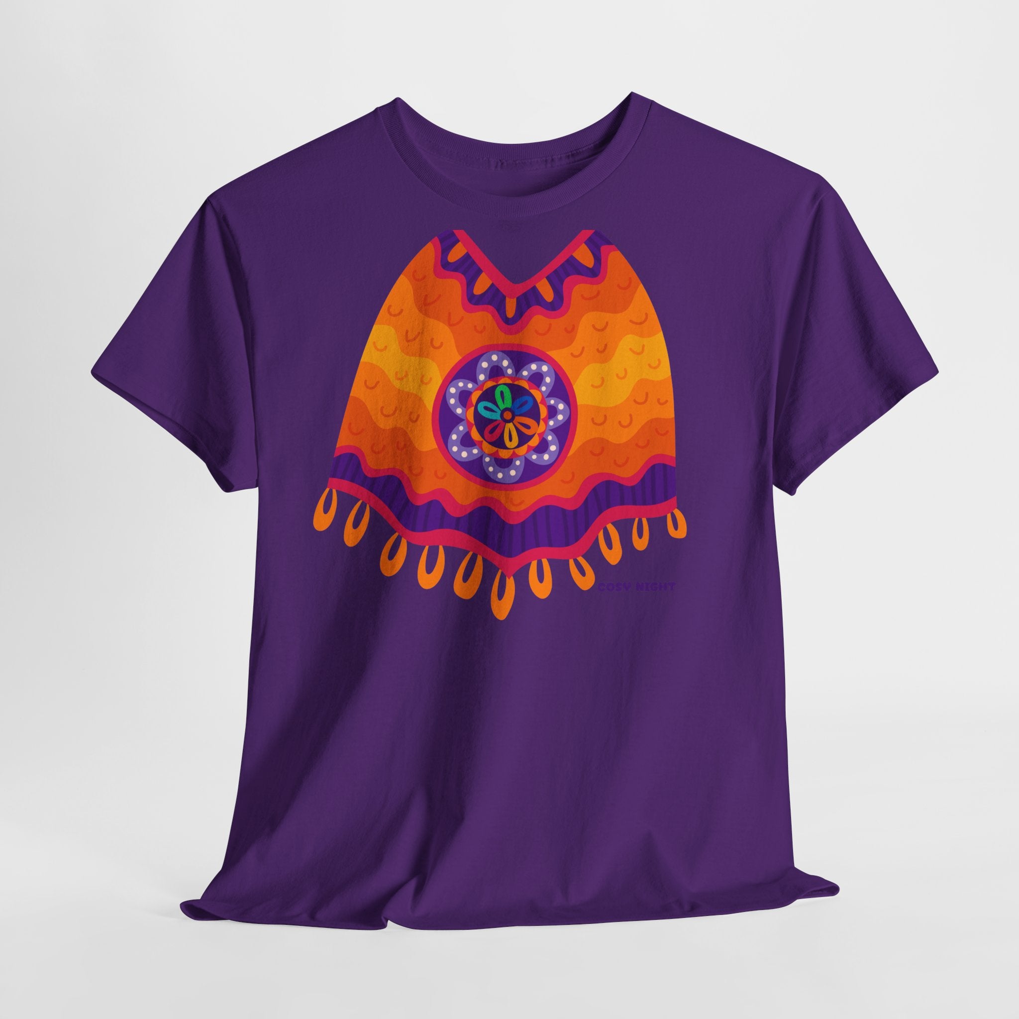 Psychedelic Poncho T-Shirt - Heat Mess