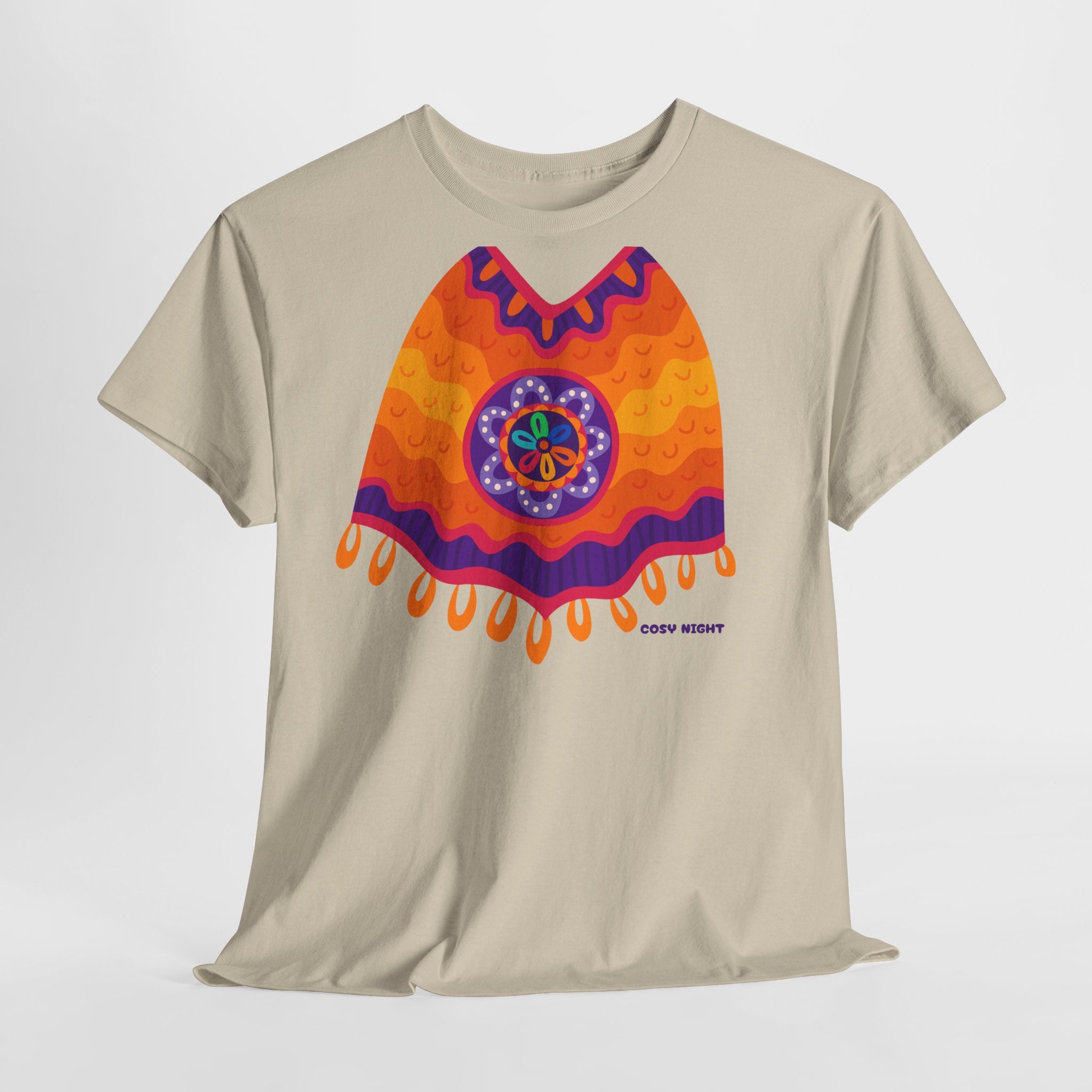 Psychedelic Poncho T-Shirt - Heat Mess