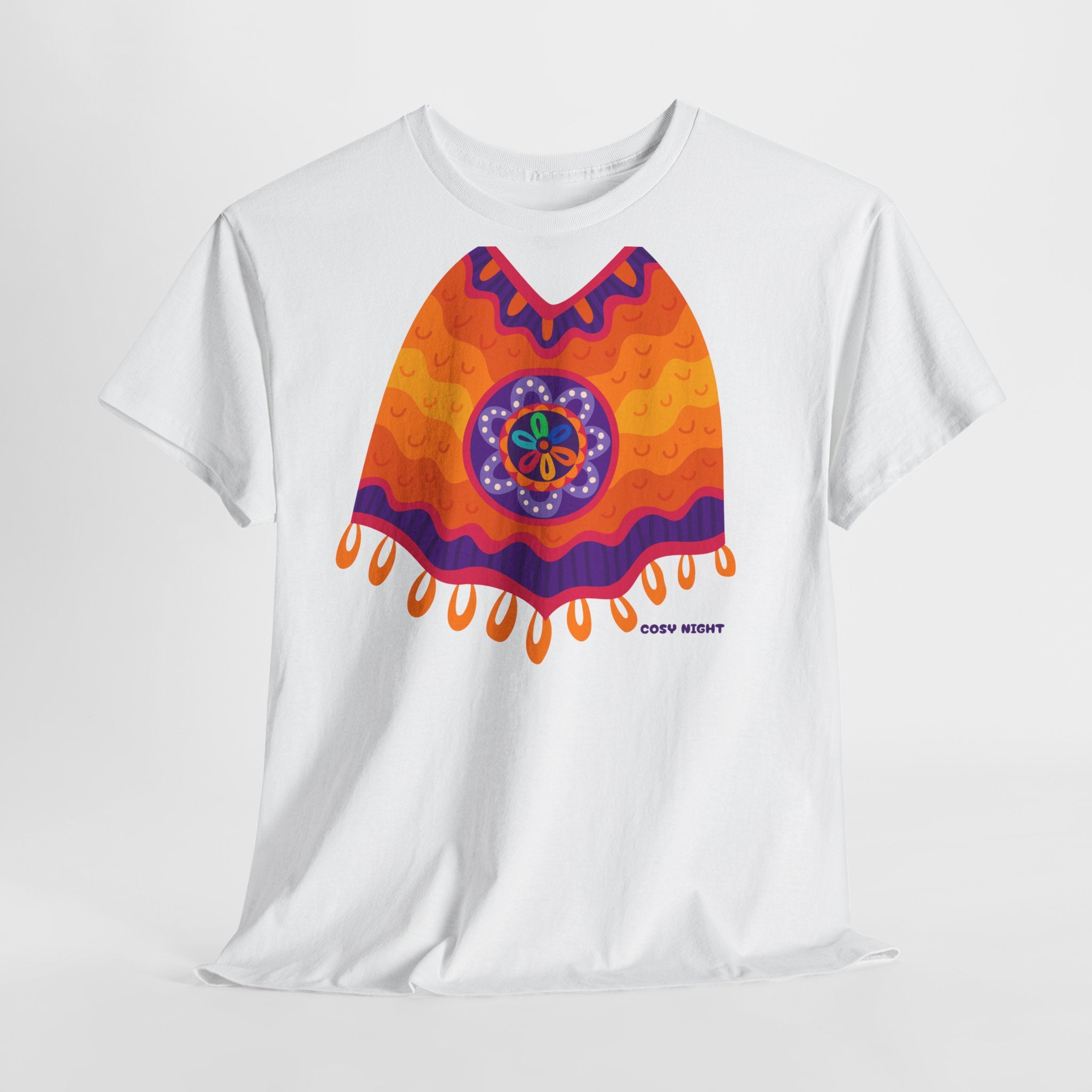 Psychedelic Poncho T-Shirt - Heat Mess