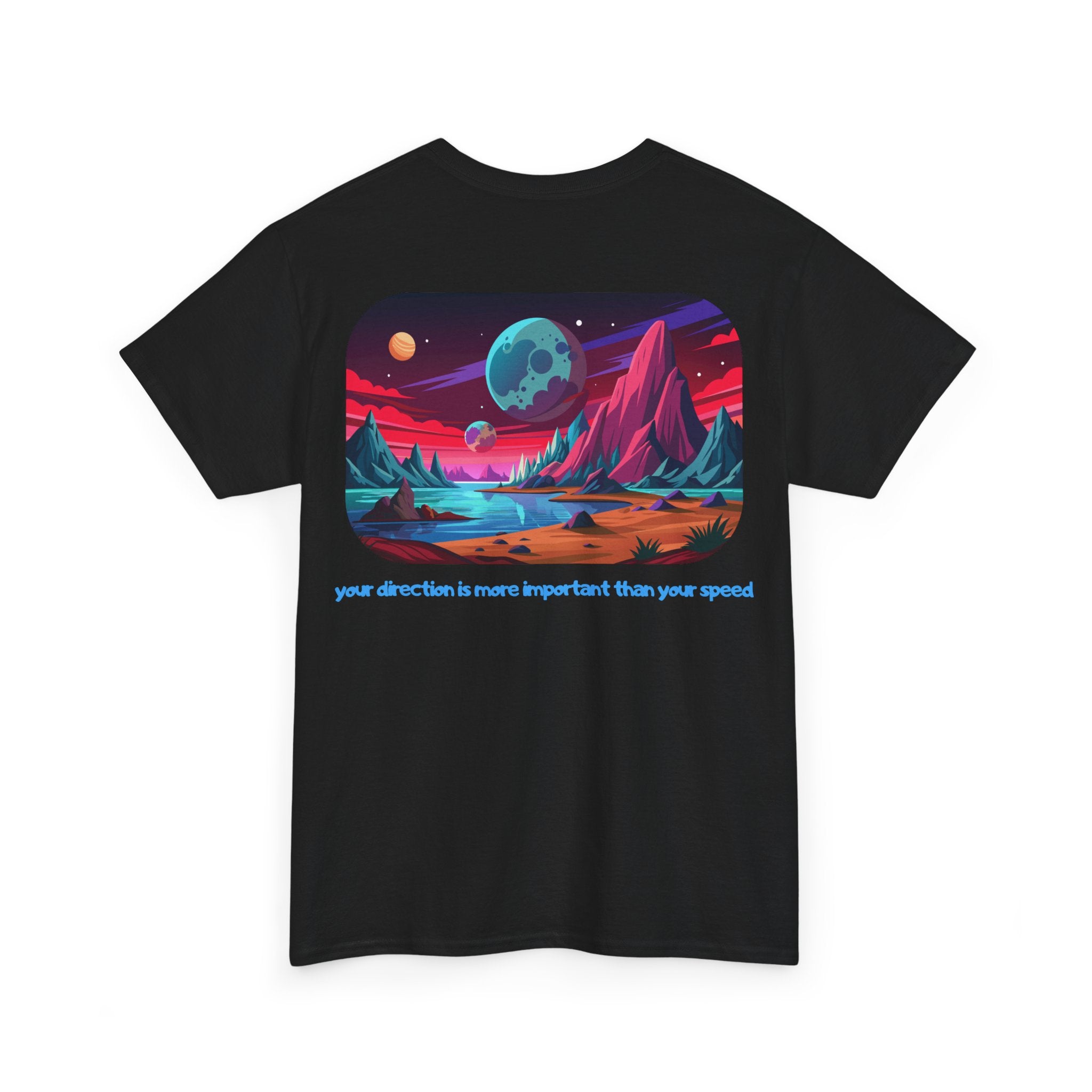 Scenic Retro Space T-Shirt - Heat Mess