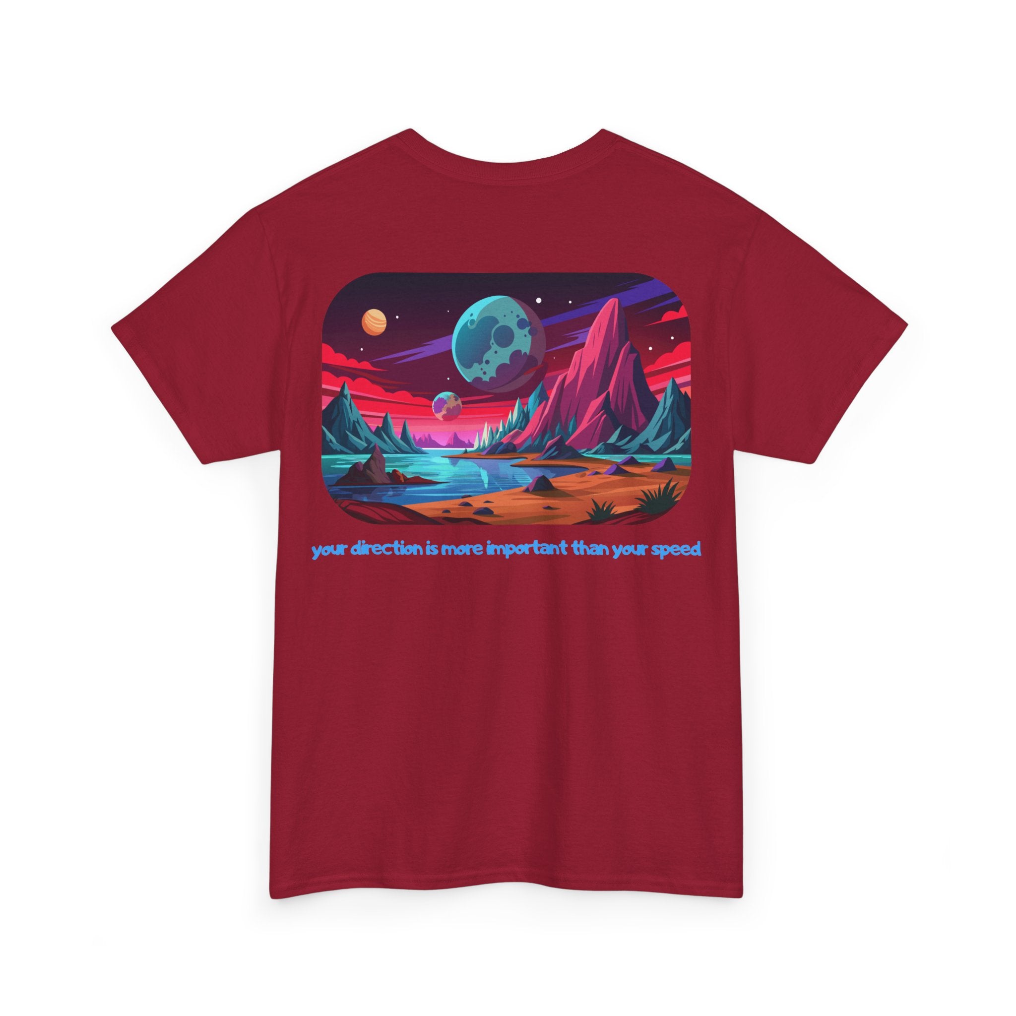 Scenic Retro Space T-Shirt - Heat Mess