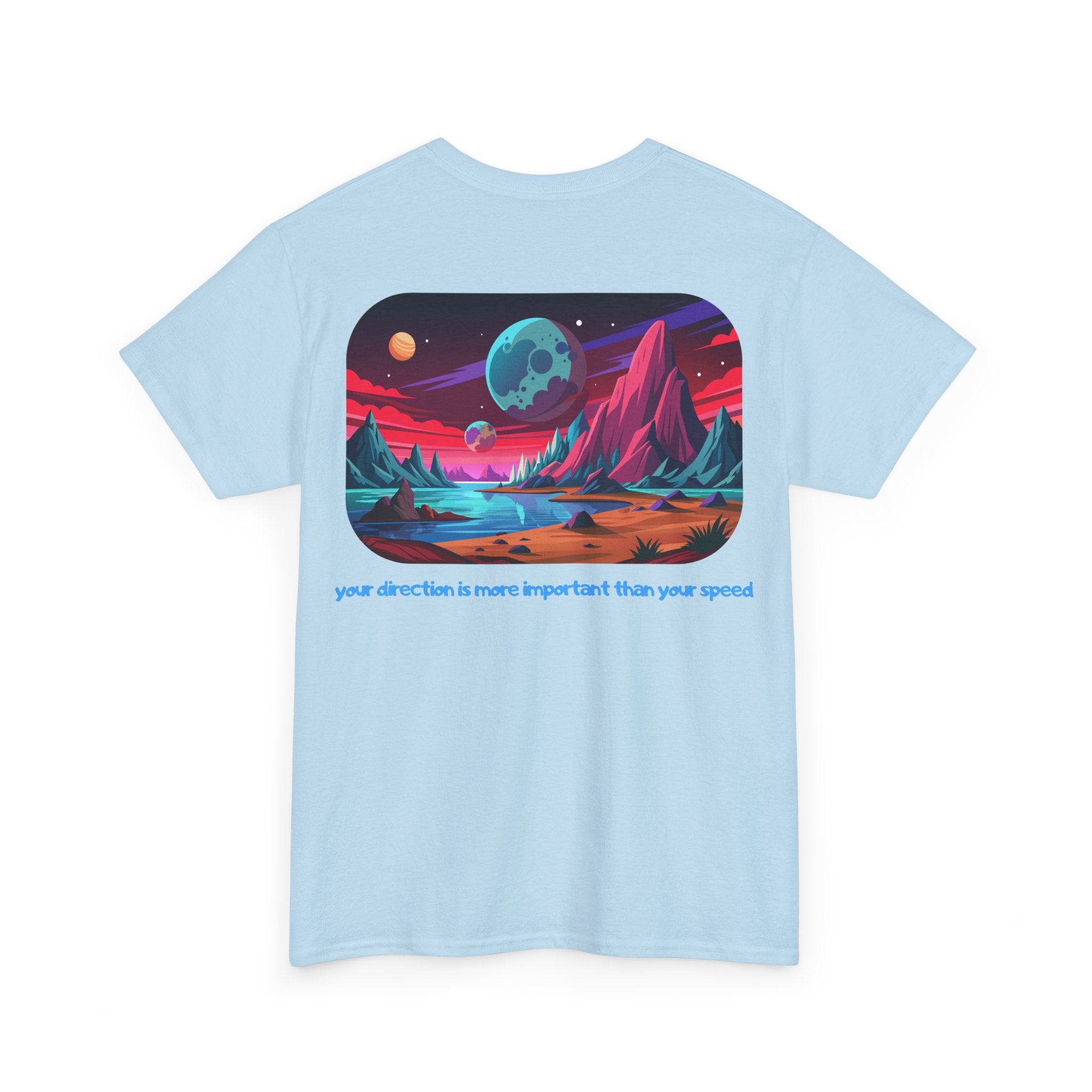 Scenic Retro Space T-Shirt - Heat Mess
