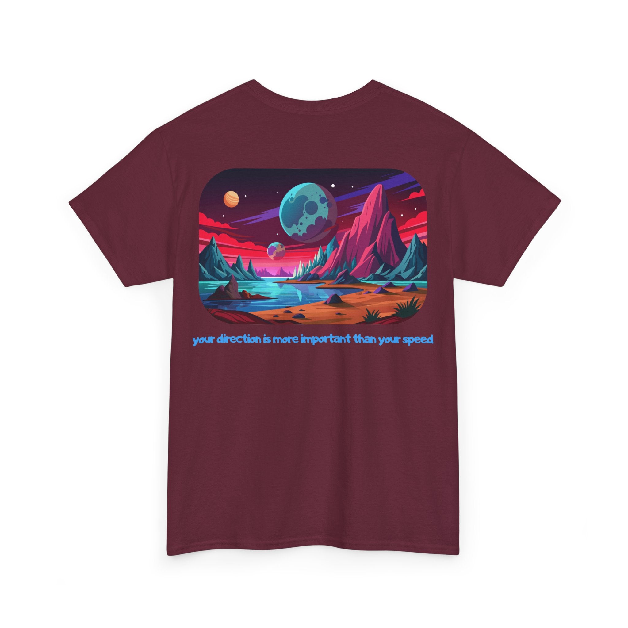 Scenic Retro Space T-Shirt - Heat Mess