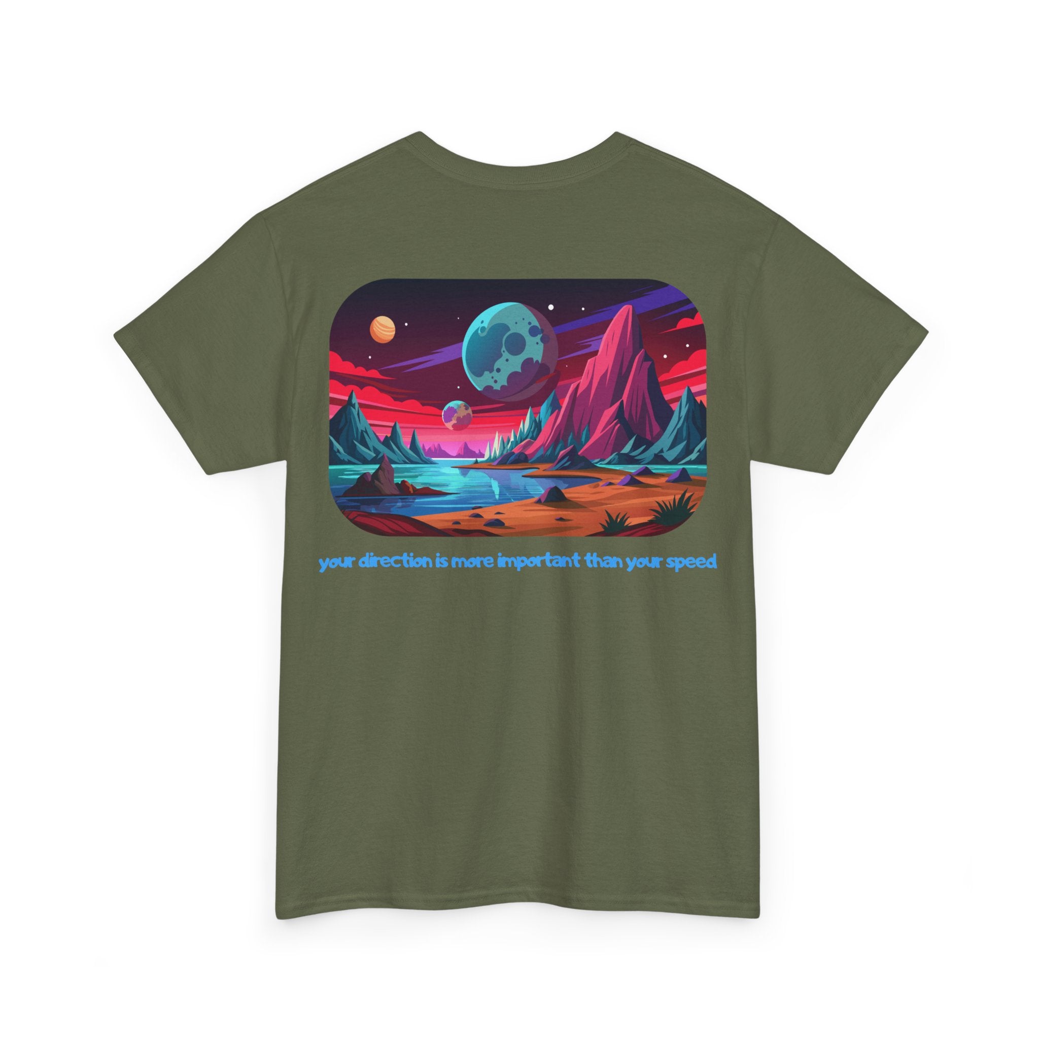 Scenic Retro Space T-Shirt - Heat Mess