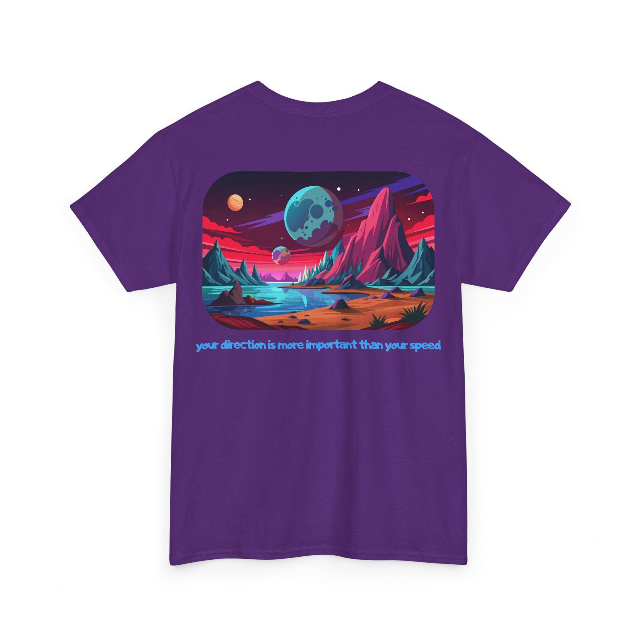 Scenic Retro Space T-Shirt - Heat Mess