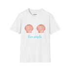 Seashell "Live Simple" Tee - Heat Mess