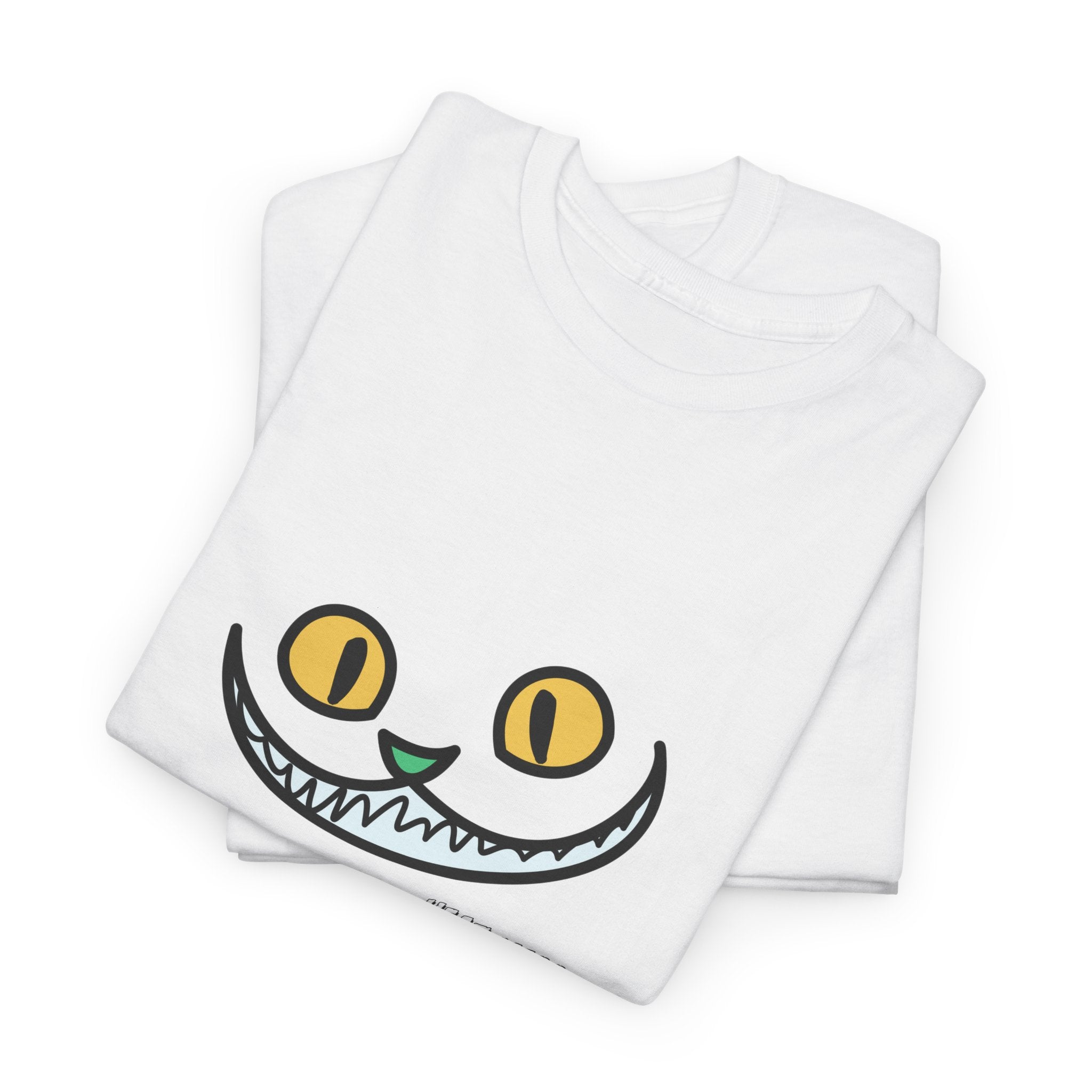 Smile Cat Eyes Tee - Heat Mess